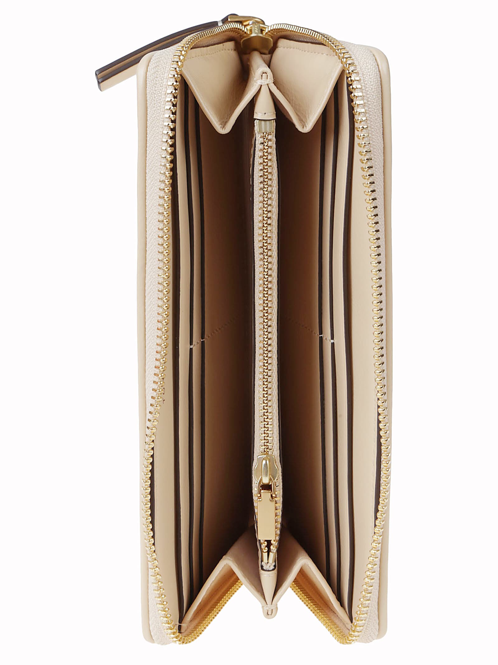 Tory Burch Kira Diamond Continental Wallet In White
