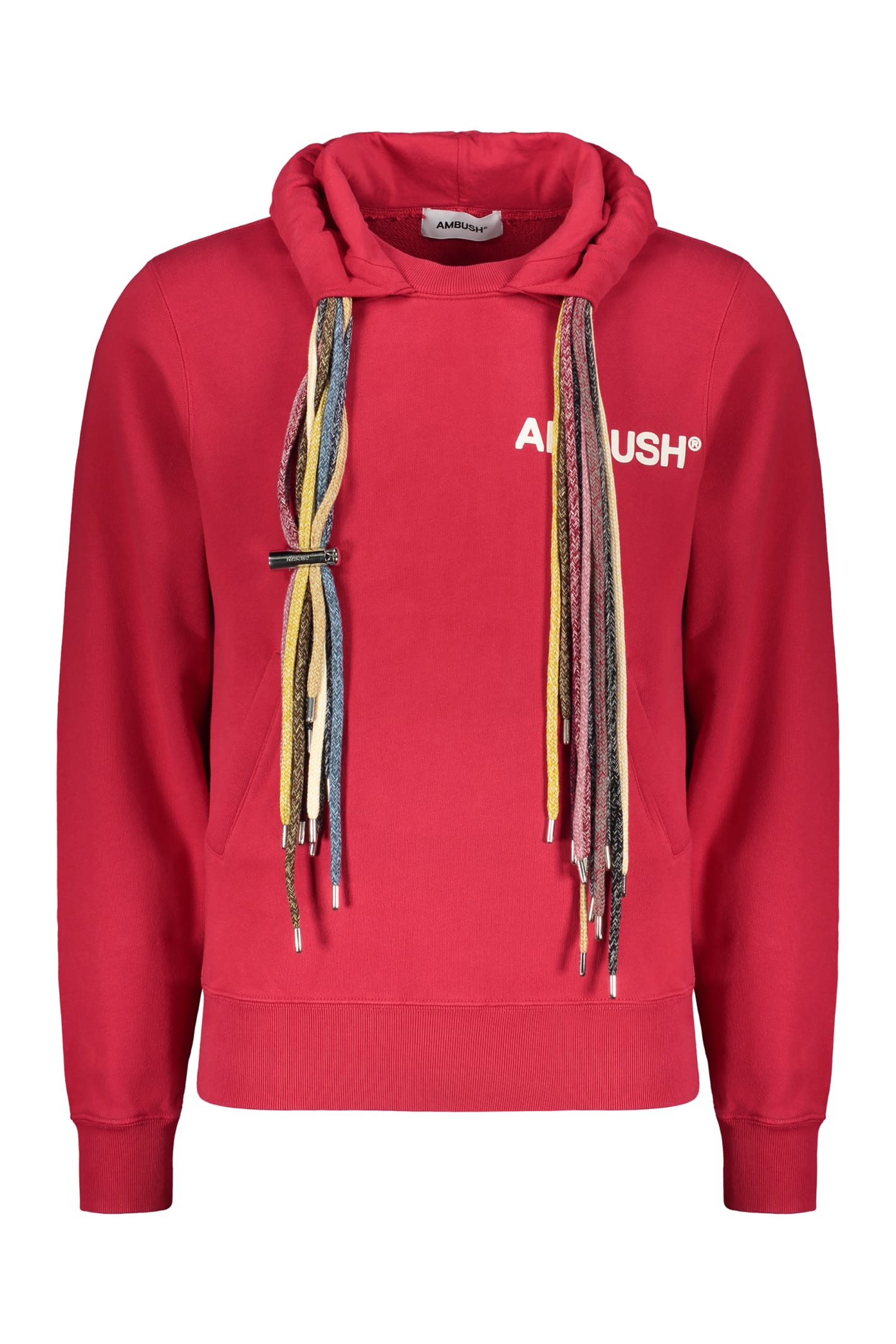 Shop Ambush Hooded Sweatshirt In Red