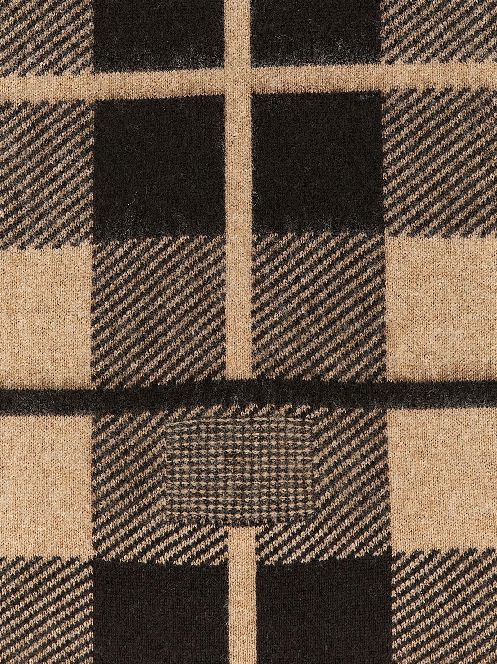Guest In Residence The Plaid Big Scarf Scarves And Foulards Beige In Brown