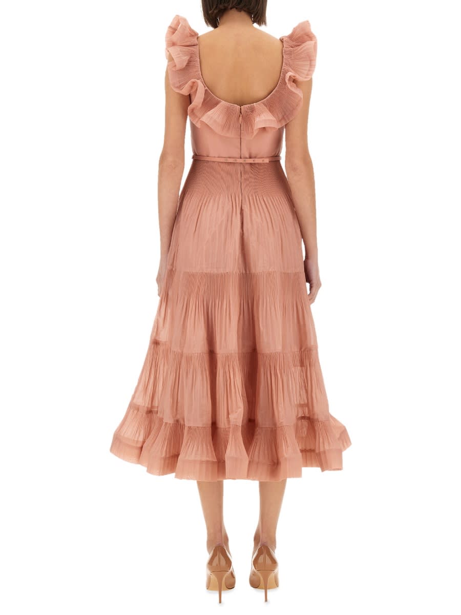 ZIMMERMANN DRESS WITH RUFFLES