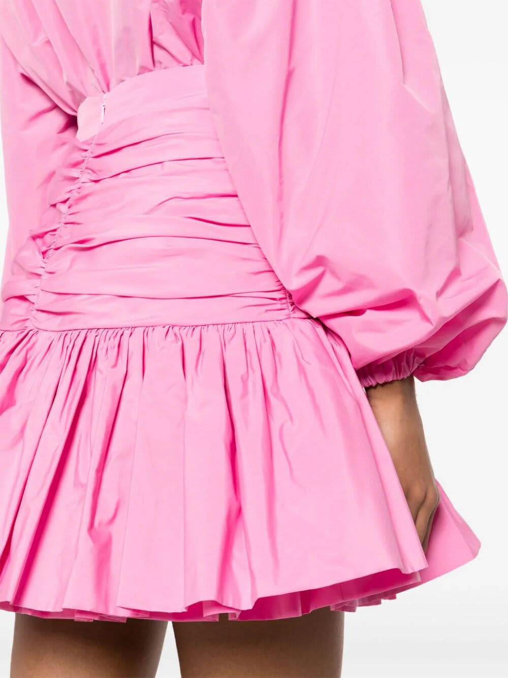 Shop Patou Ruffle Mini Skirt In P Pink