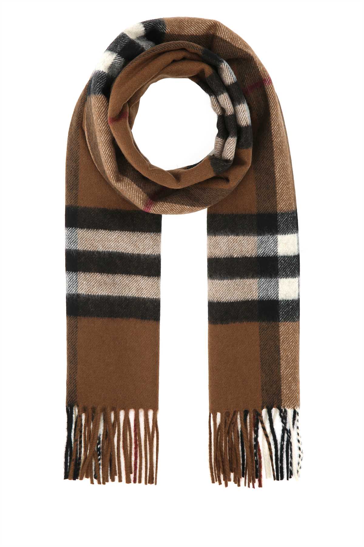 Shop Burberry Embroidered Cashmere Scarf In A8773