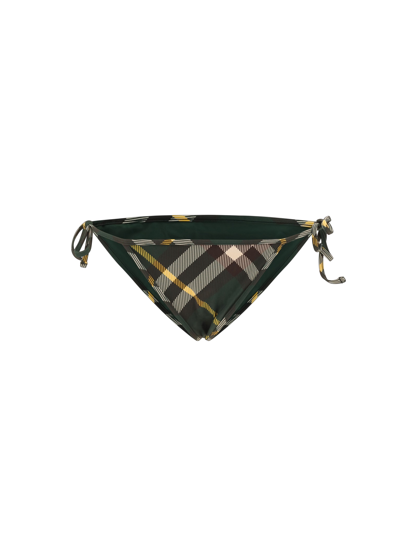 Shop Burberry Swimsuit Briefs In Ivy Ip Check