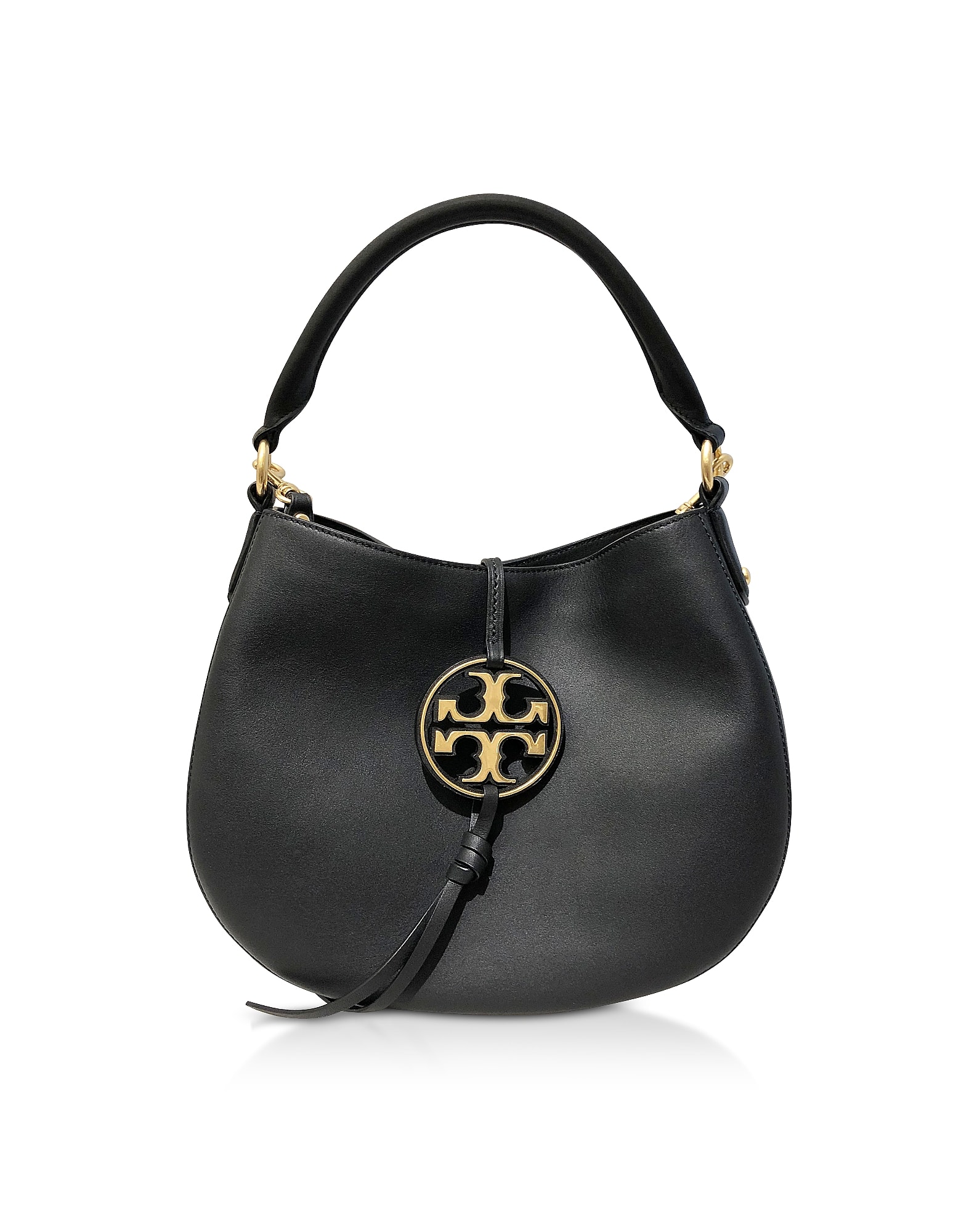 tory burch black hobo bag