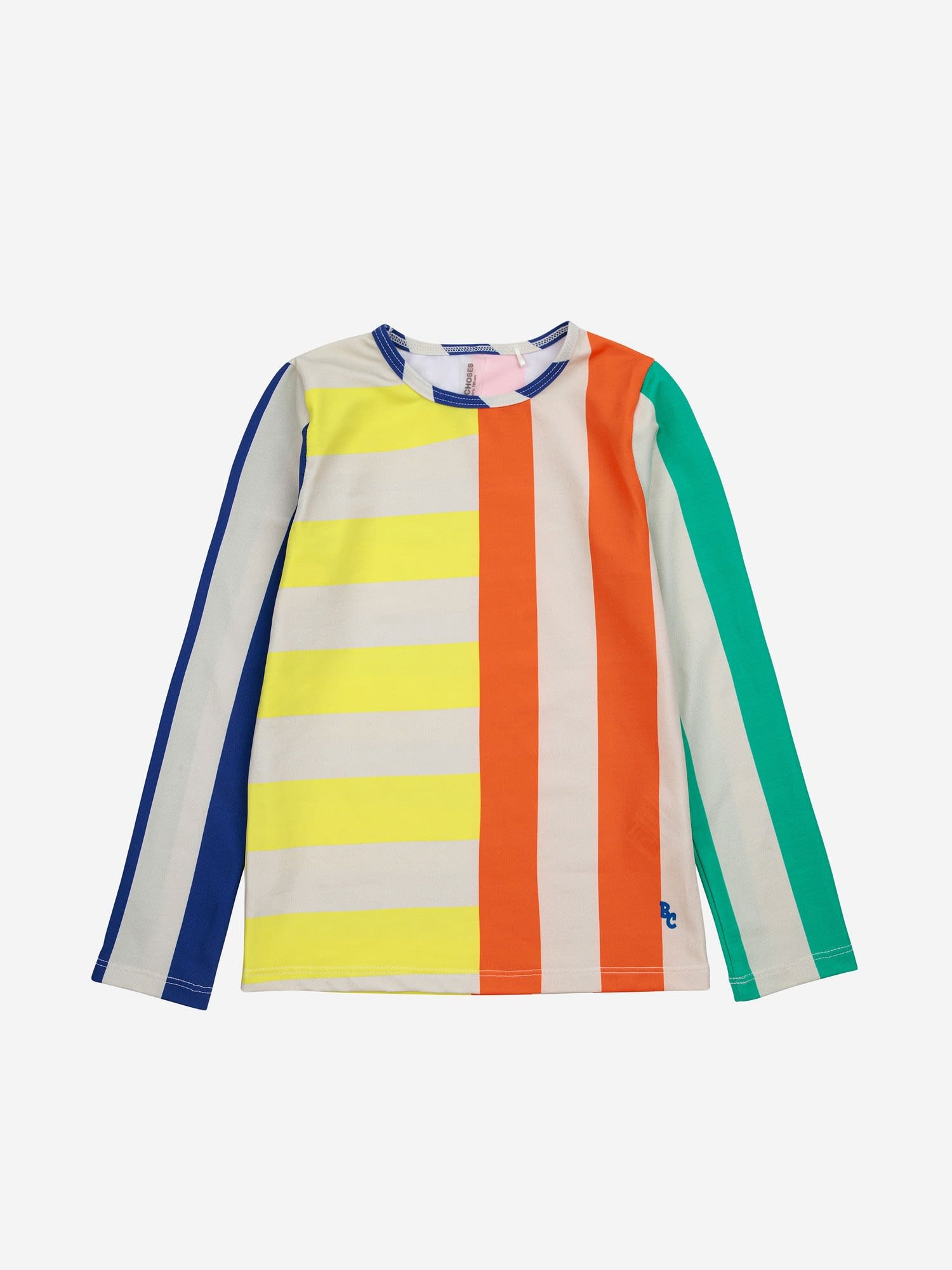 Bobo Choses Kids' Multicolor Anti-uv T-shirt For Boy With Stripes