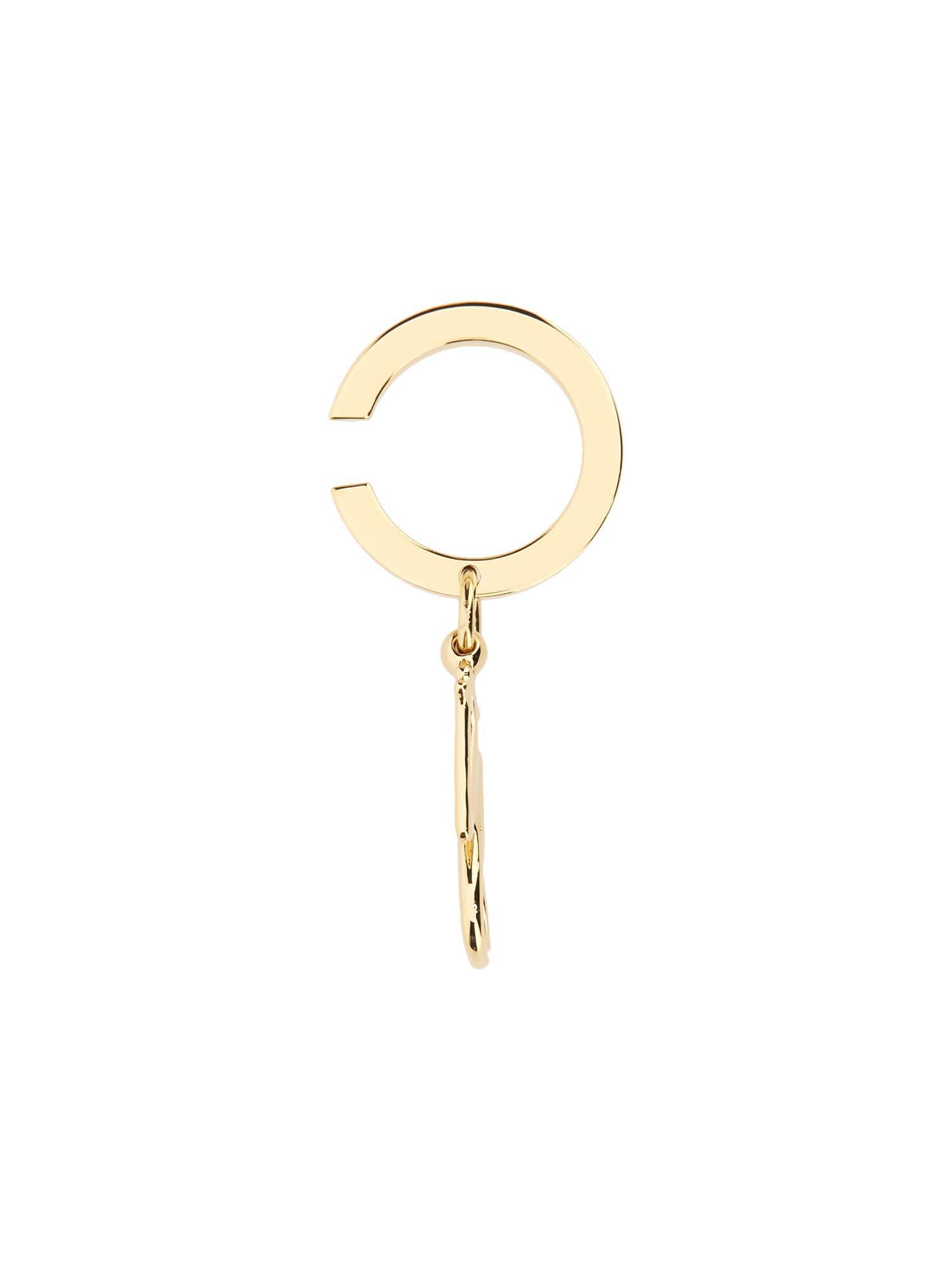 Shop Jw Anderson Earring Anchor In Golden