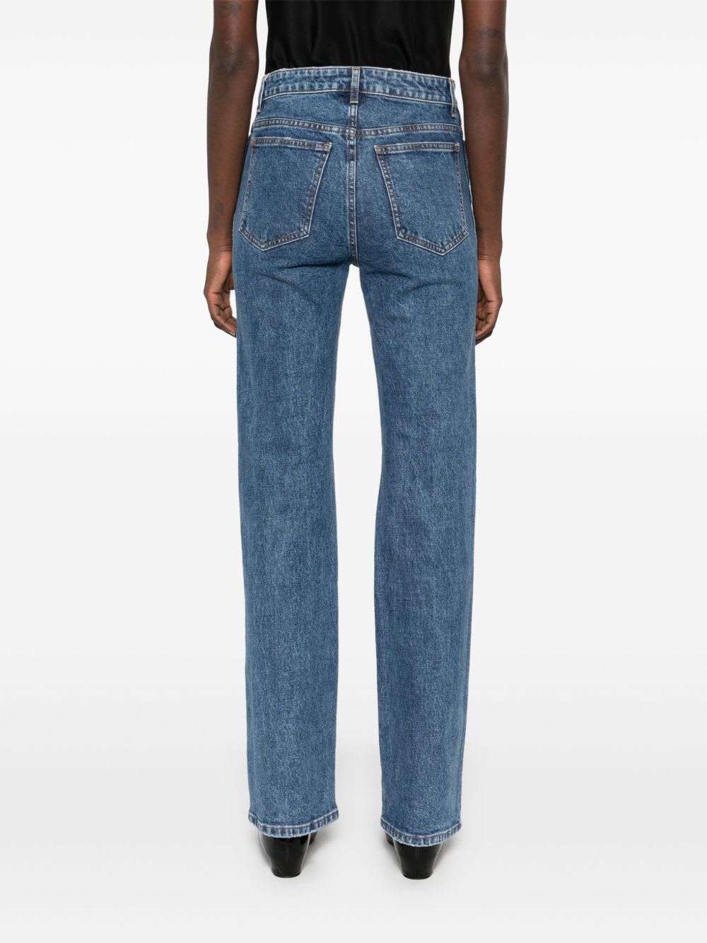 Khaite Danielle Denim Cotton Jeans In Multi