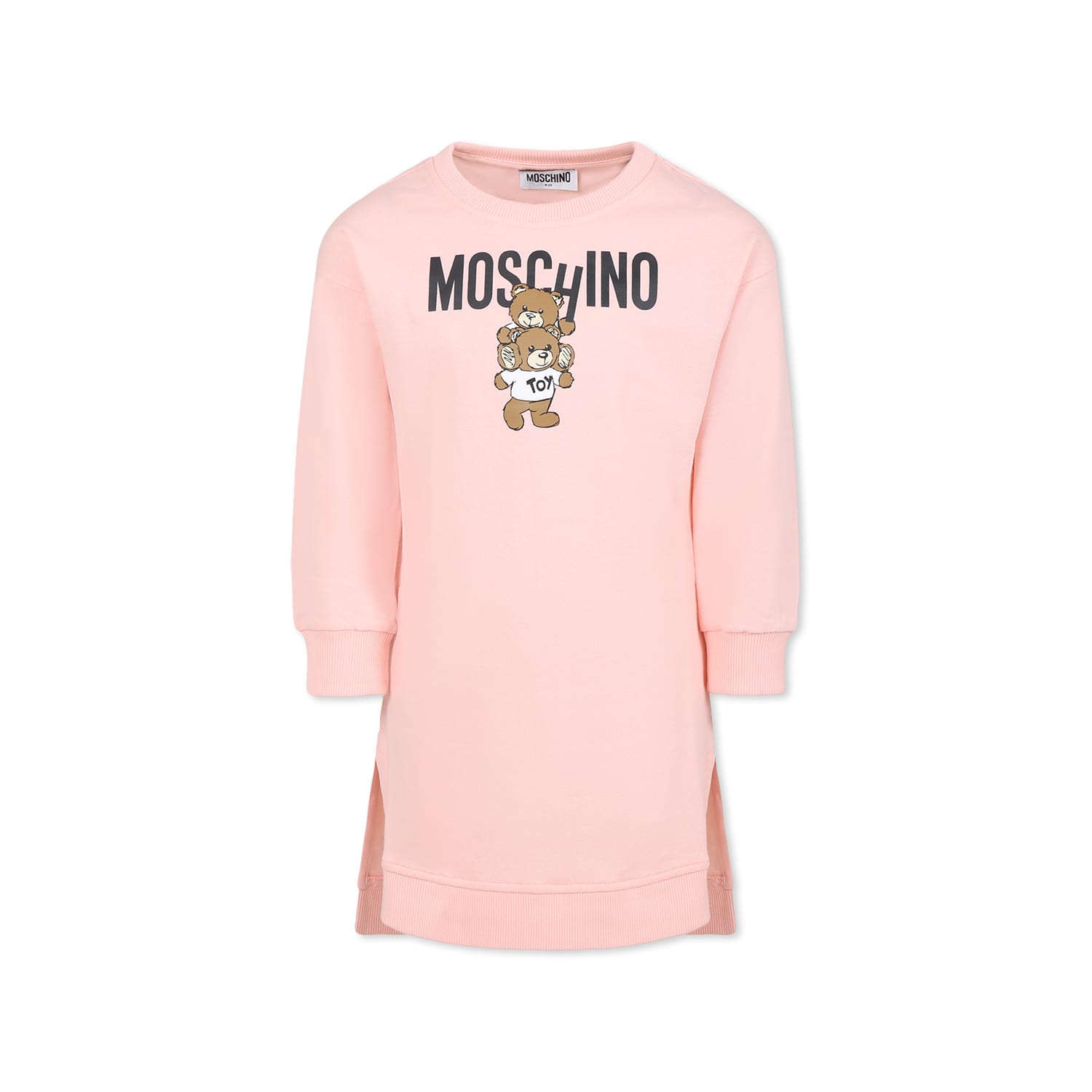 MOSCHINO ROBE ROSE POUR FILLE AVEC TEDDY BEARS 