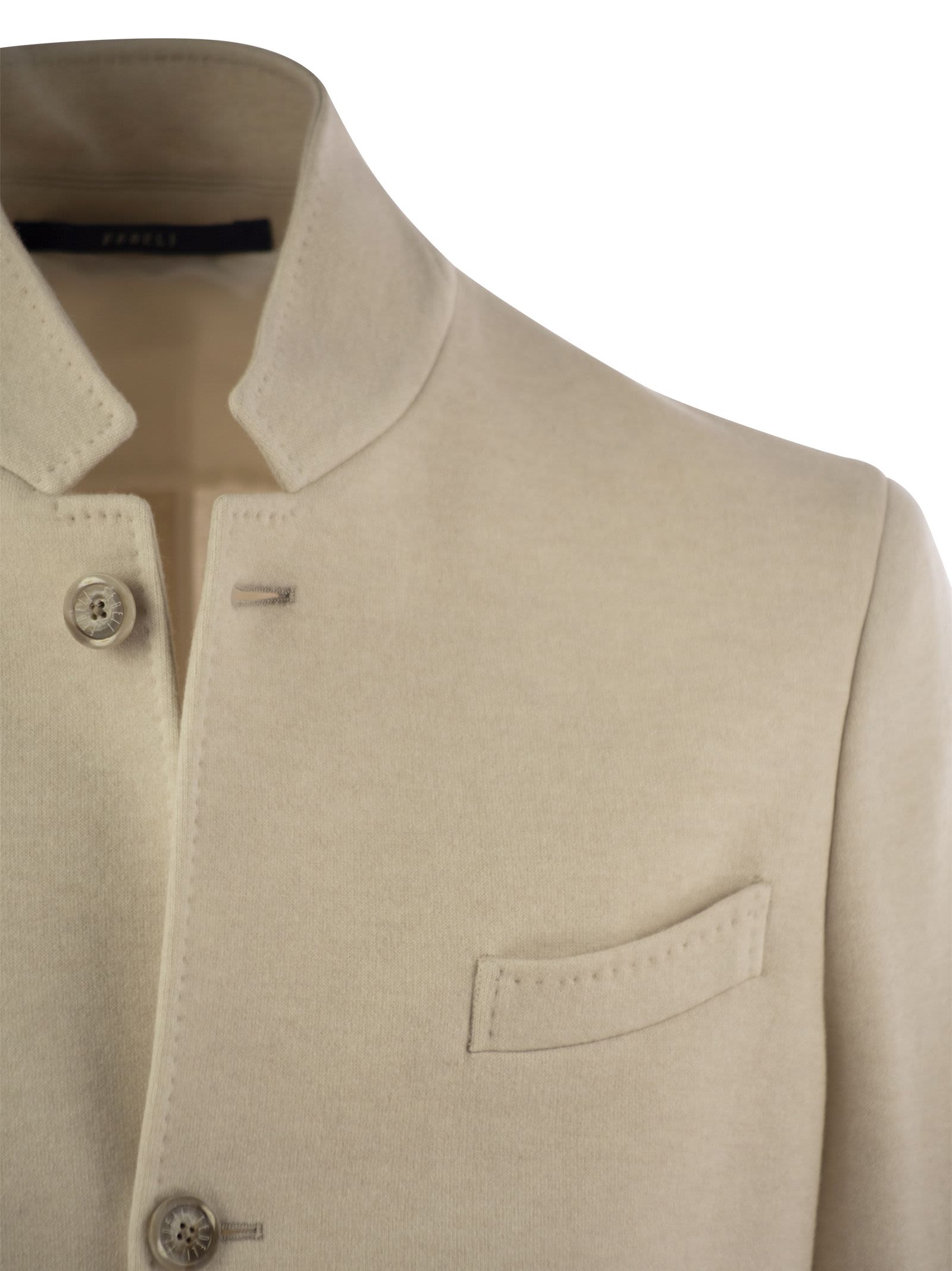 Shop Fedeli Damon - Cashmere Blazer In Sand