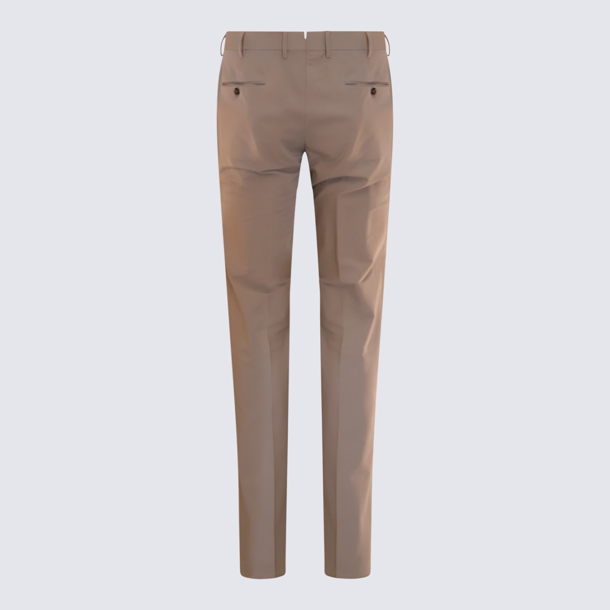 Shop Pt Torino Tobacco Cotton Pants In Brown