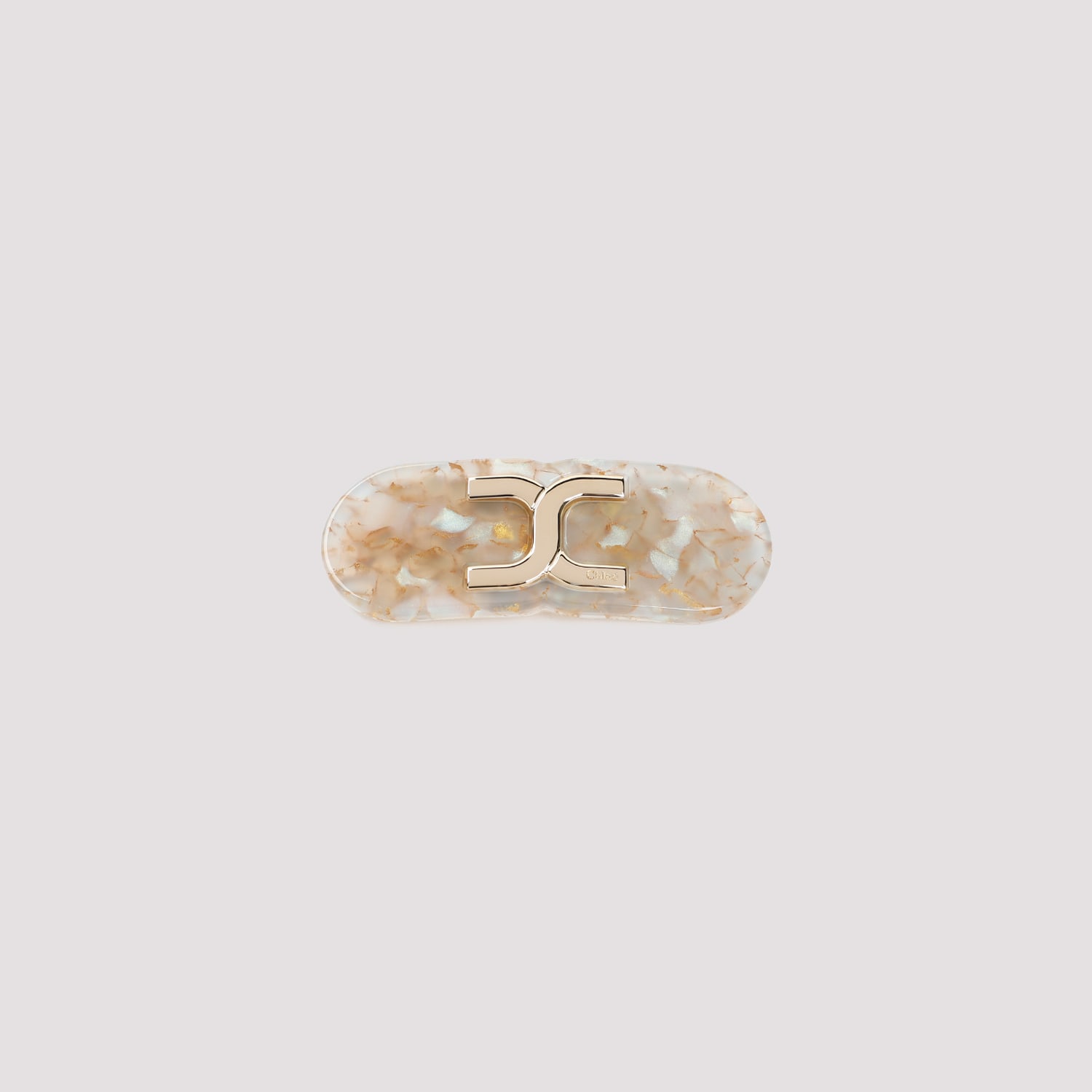 Shop Chloé Hair Clip In G Pearly Uvory