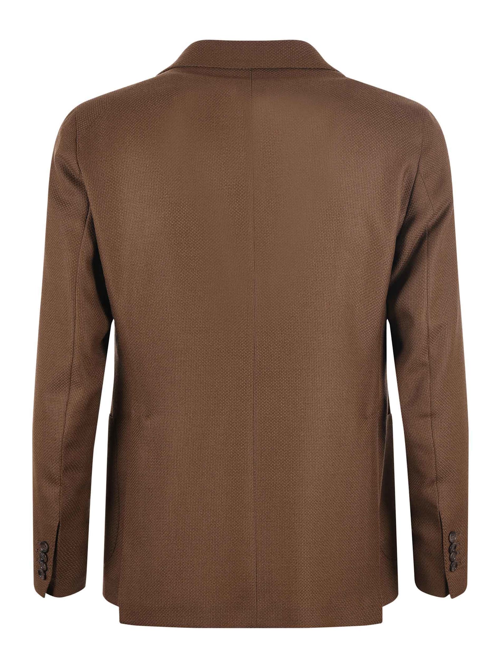 Shop Tagliatore Jacket In Camel