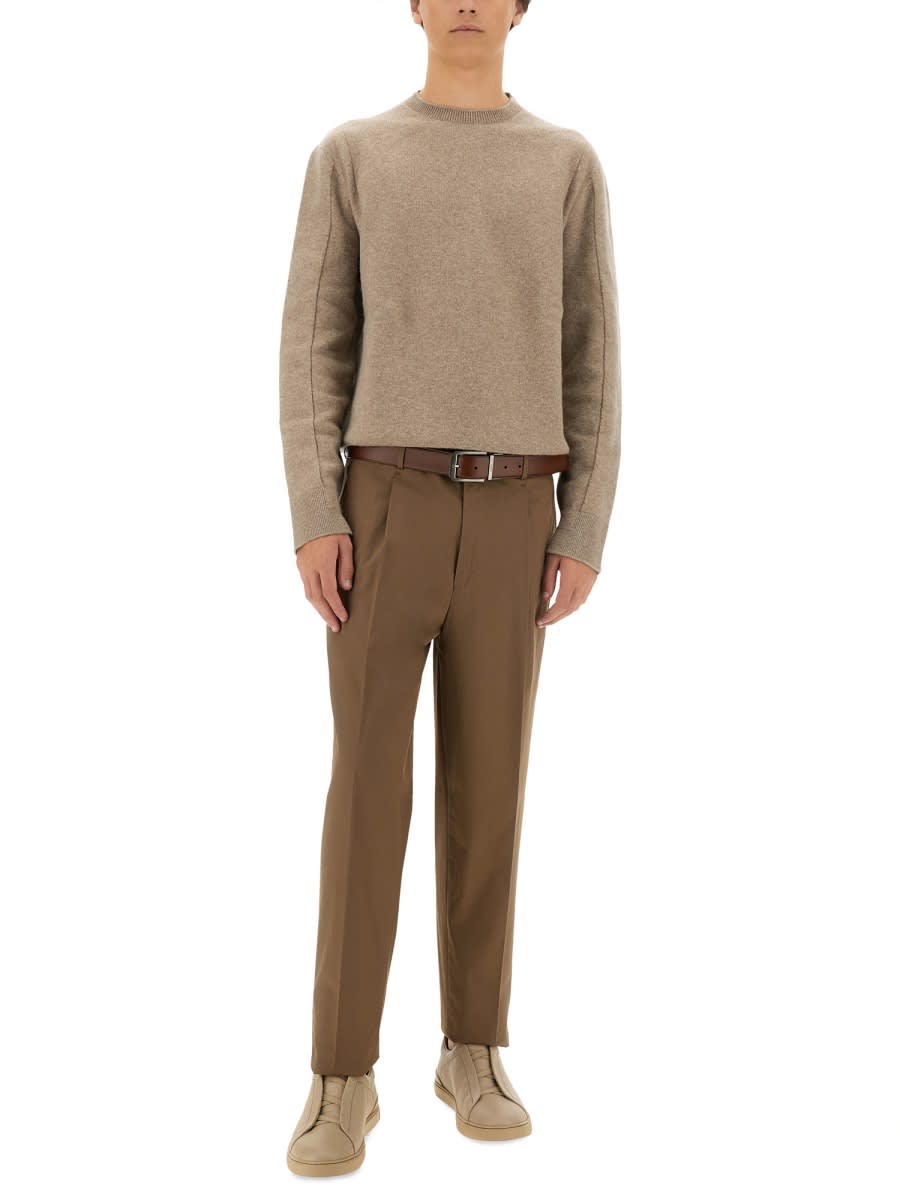 ZEGNA STRAIGHT LEG PANTS