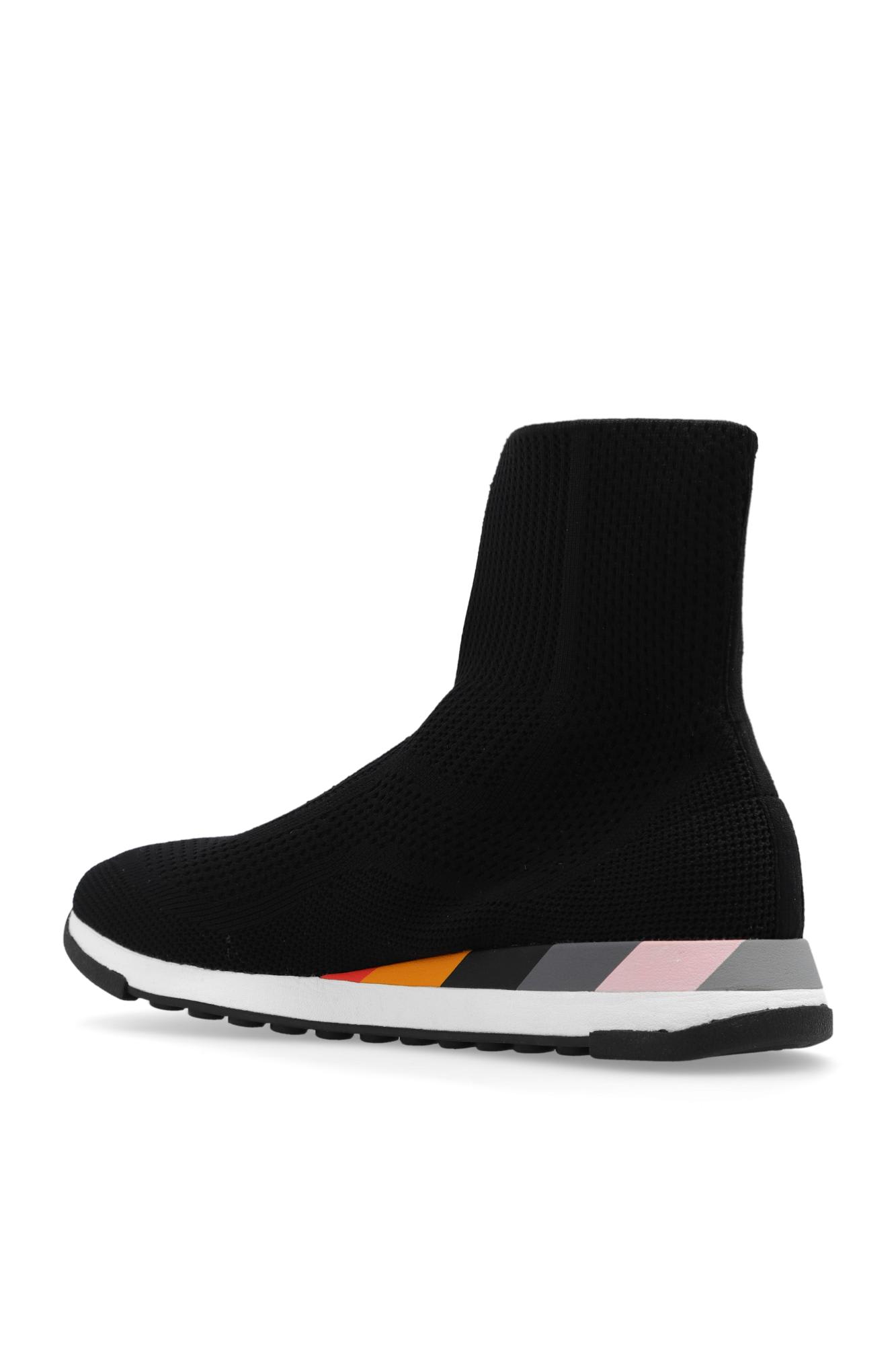 Shop Paul Smith Comet High-top Sneakers In Black