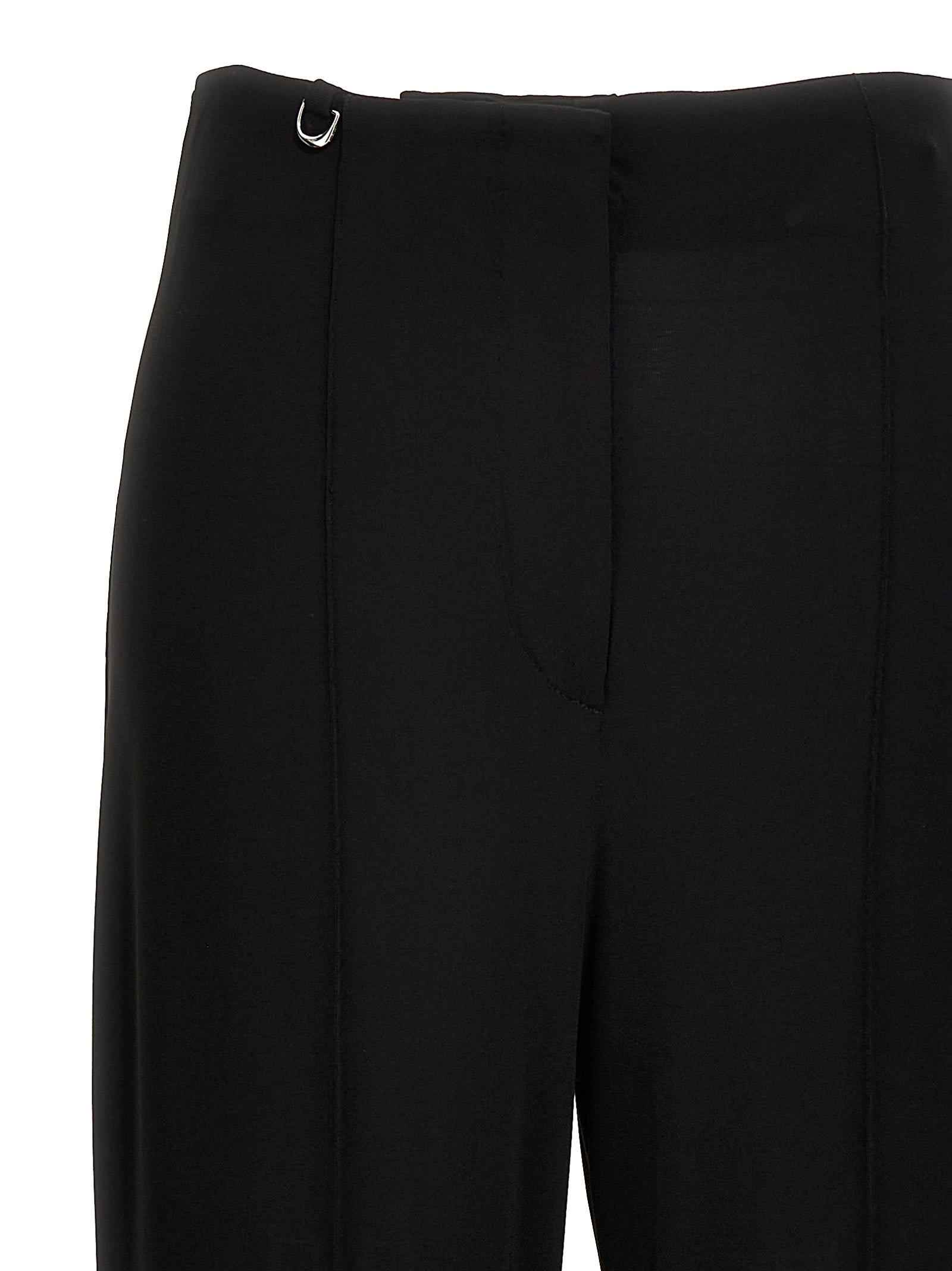 Shop Jacquemus Apollo Trousers In Black