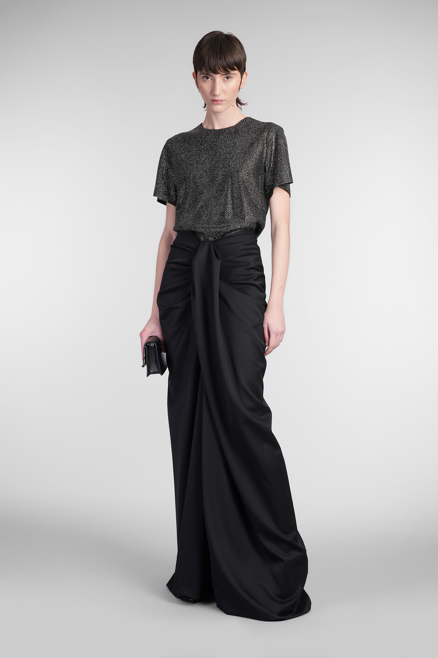 Shop Giuseppe Di Morabito T-shirt In Black Viscose