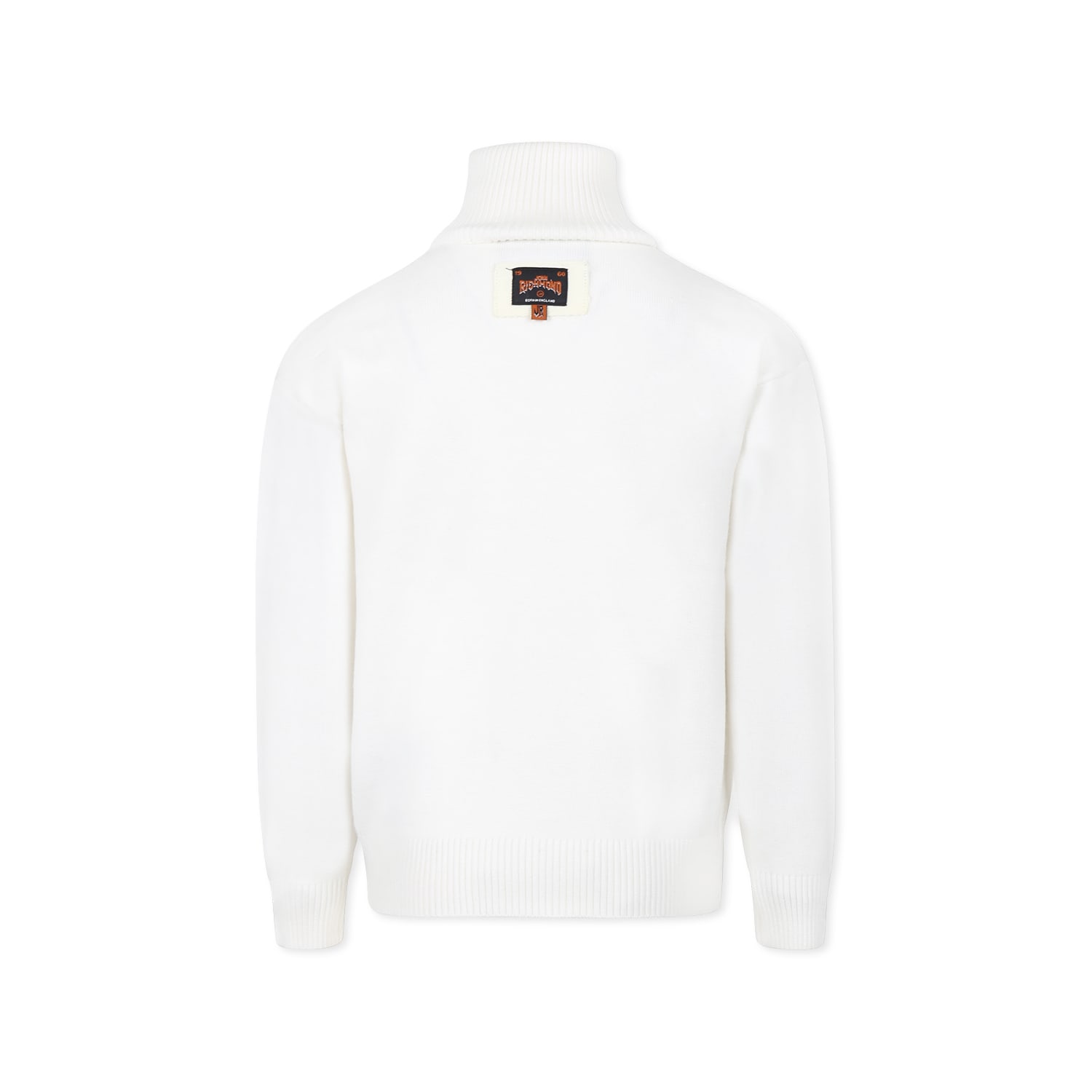 Richmond White Turtleneck For Boy In White