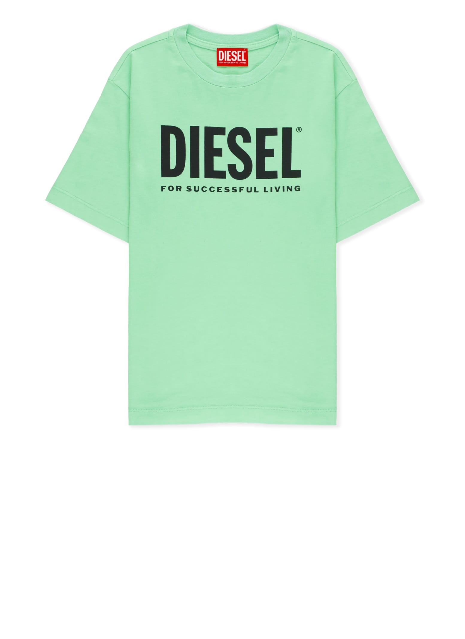 Shop Diesel Tnuci T-shirt In Green