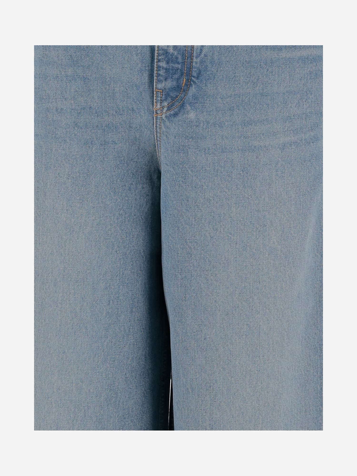 Chloé Chloe Denim Wide-leg Jeans In Blue