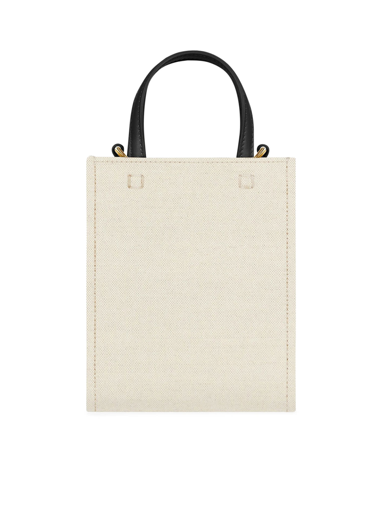 G-Tote mini leather-trimmed printed coated-canvas tote