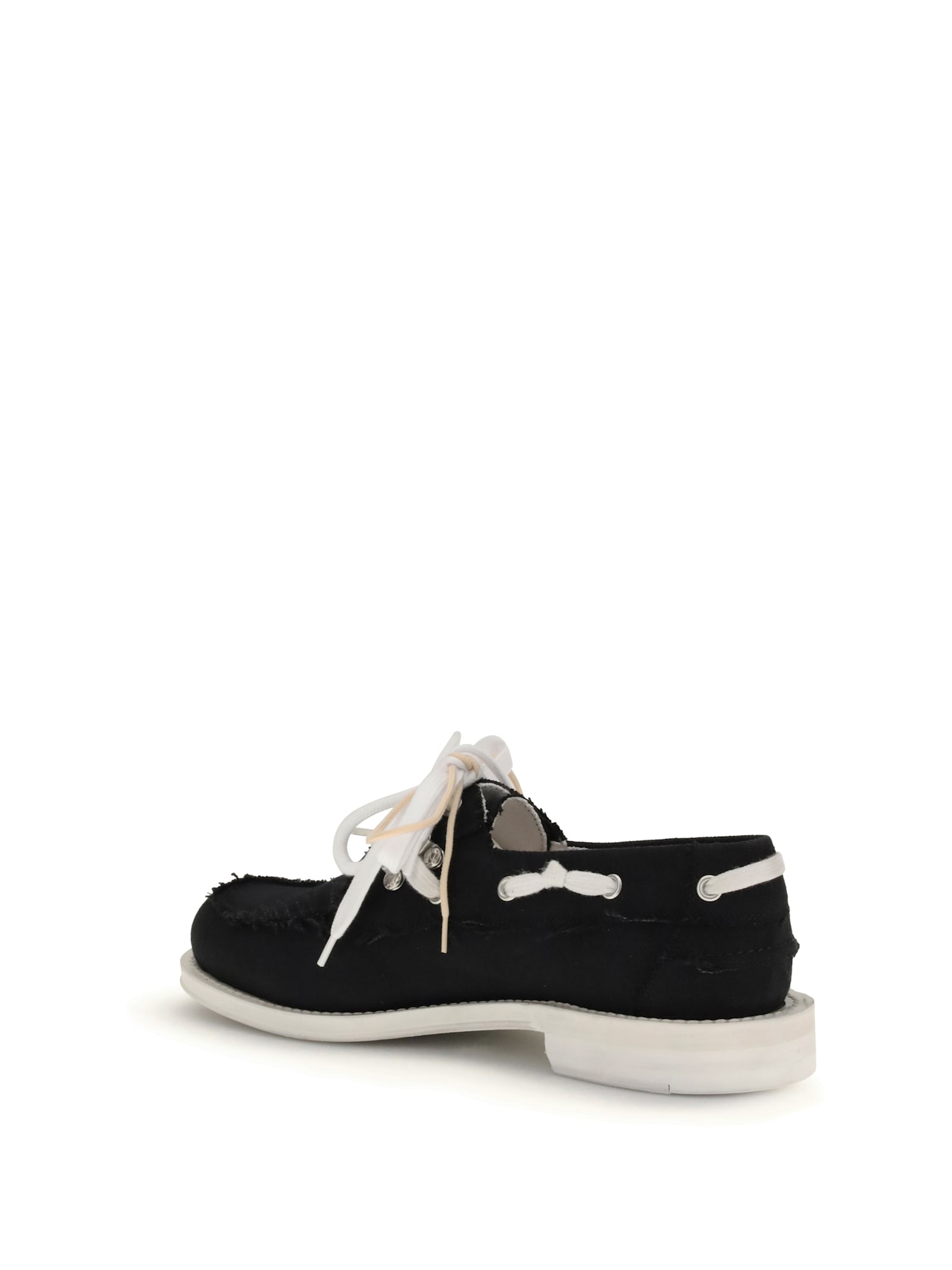 Dsquared2 Dsquared X Magliano Boat Shoes Canvas In Black