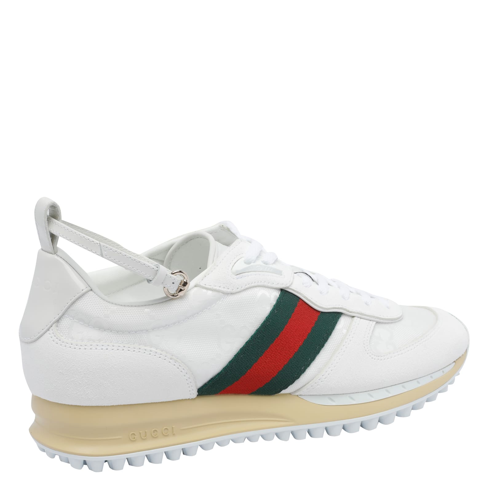 Gucci Re-motion Gg Sneakers In White