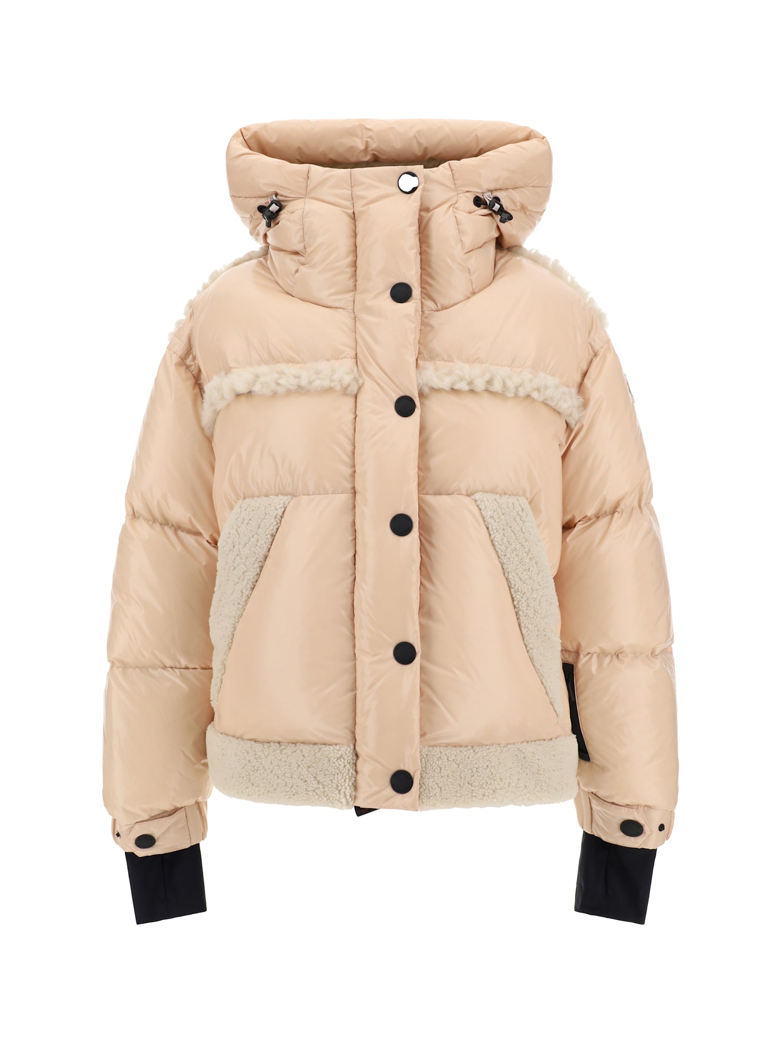 Shop Moncler Eibsee Down Jacket In Pastel Pink