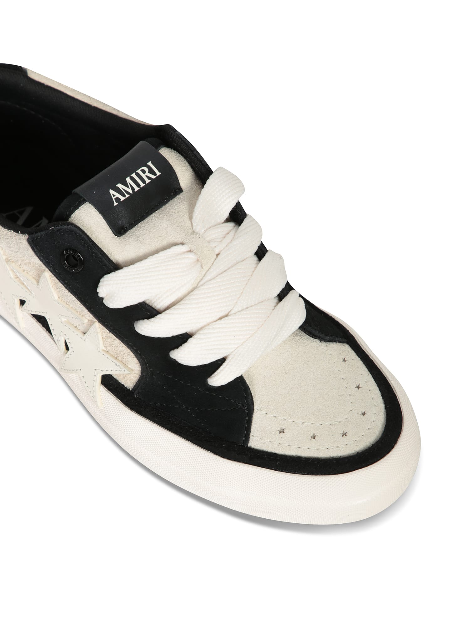 Shop Amiri Sunset Skate Sneakers In Black And White