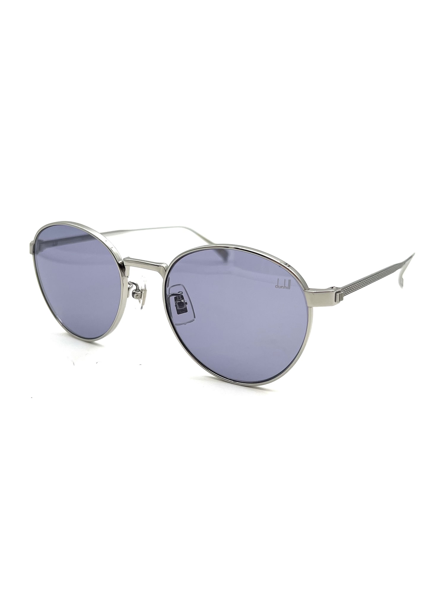 Shop Dunhill Du0034s Sunglasses In Silver Silver Light B