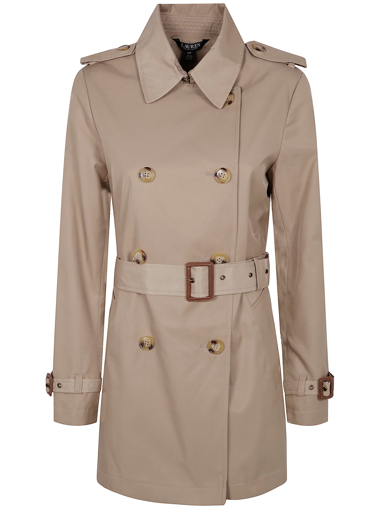 Double Breast Belt Tr 30 Lined Coat