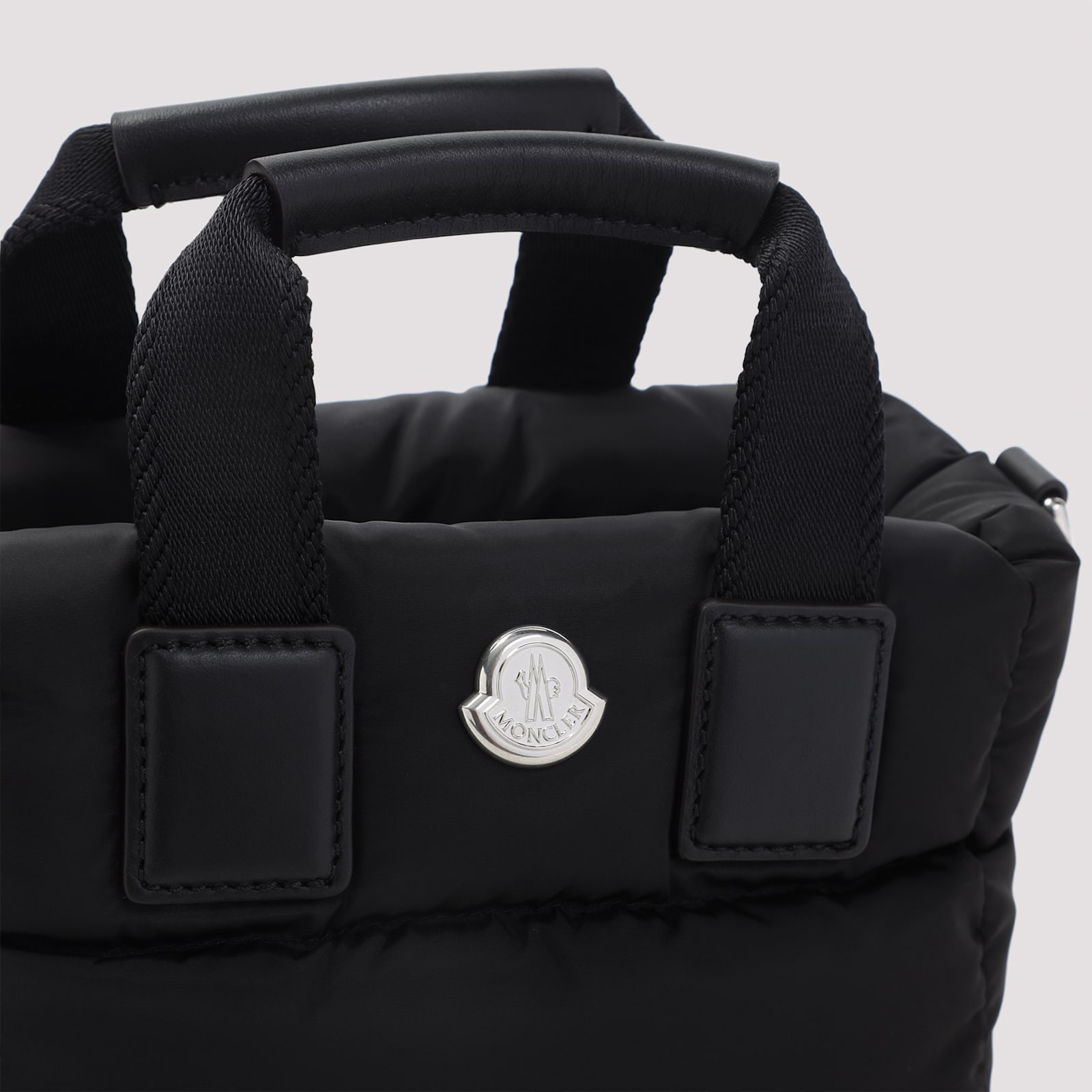 Moncler Micro Caradoc Shoulder Bag In Black