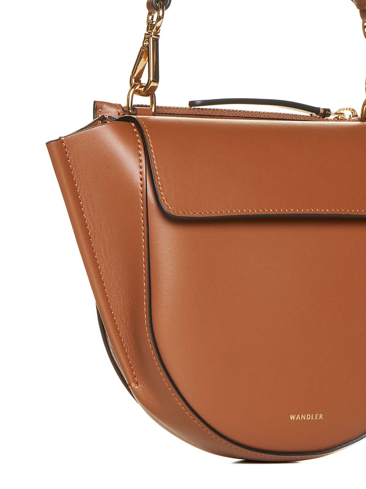 Wandler Hortensia Mini Tote Bag In Brown