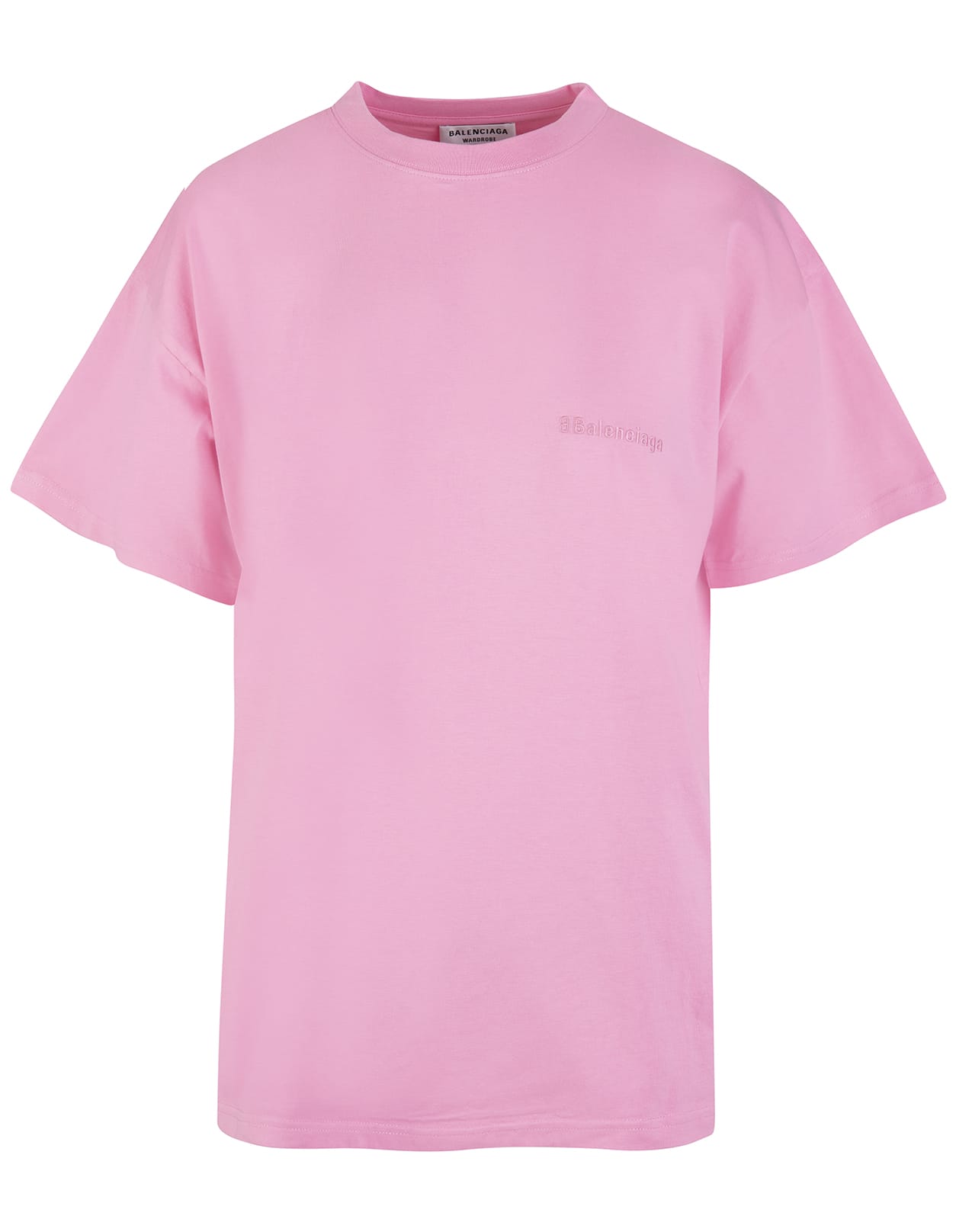 Woman Pink Balenciaga Medium Fit T-shirt