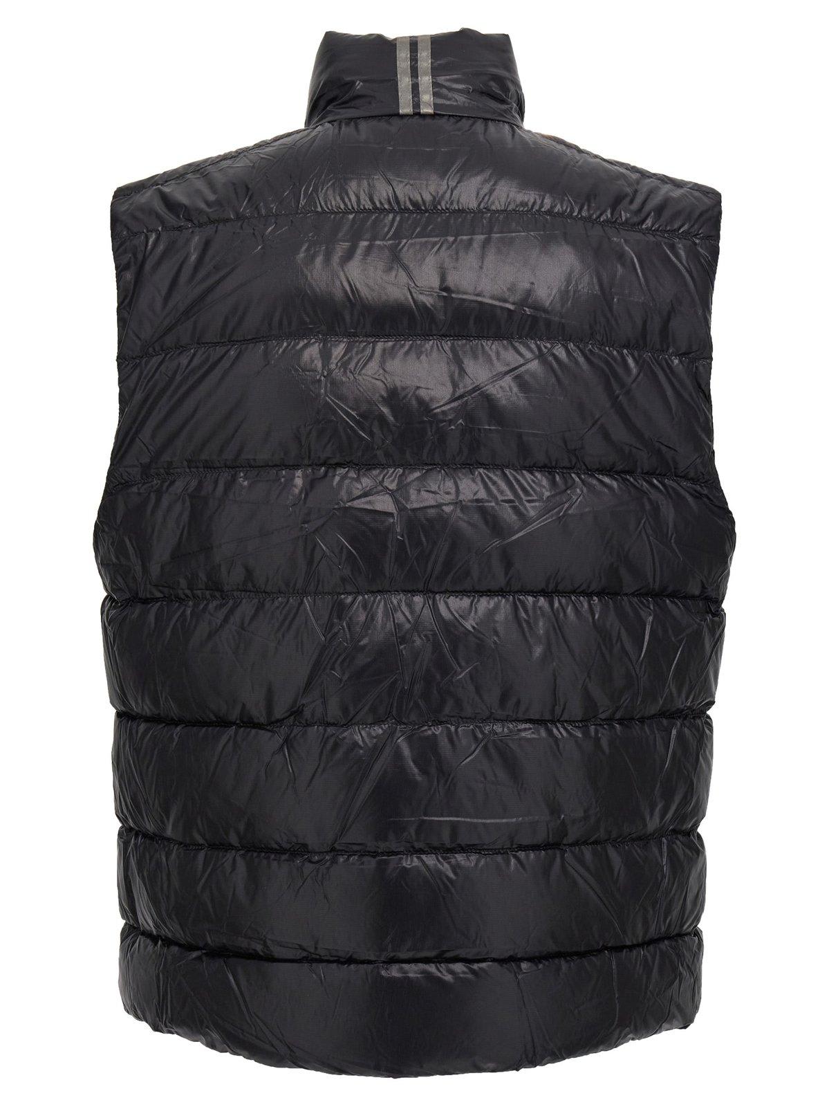 Shop Canada Goose Crofton Padded Gilet In Black