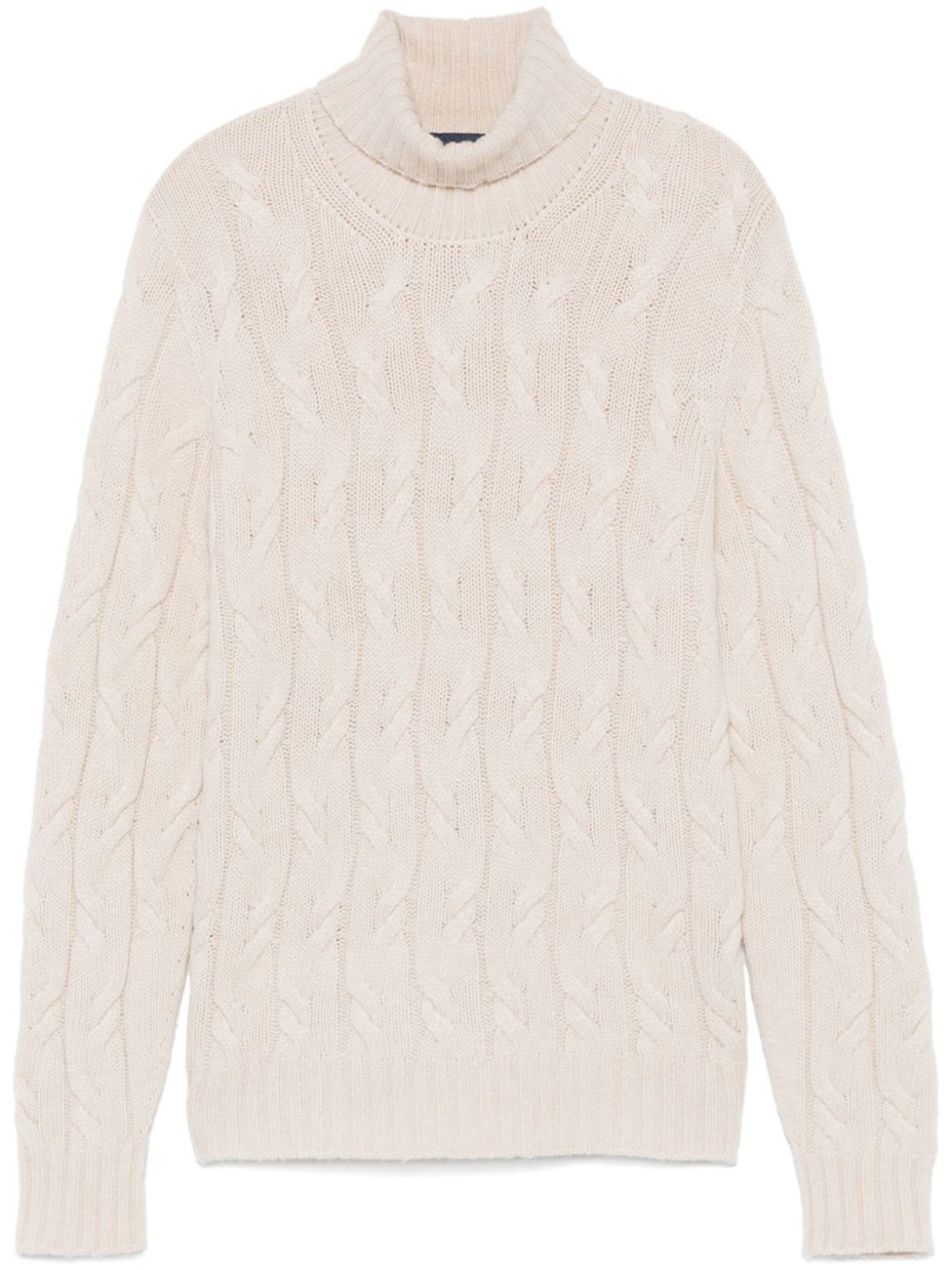 Light Beige Cashmere Sweater