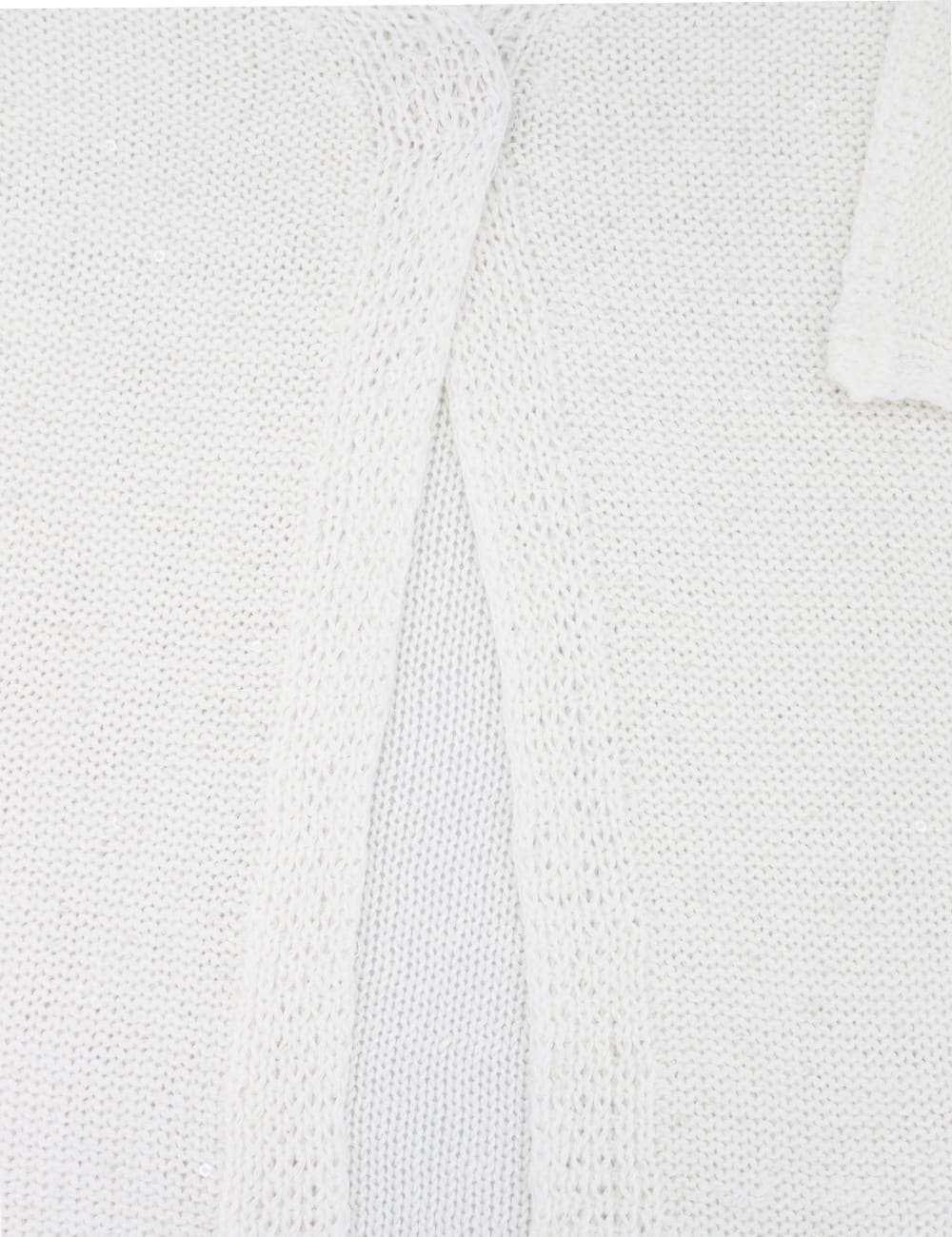 Shop Le Tricot Perugia Cardigan In White
