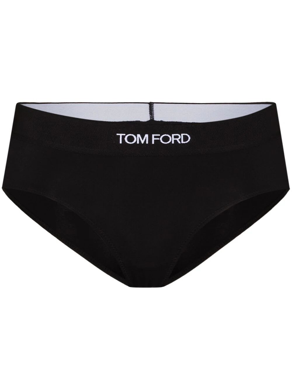 Shop Tom Ford Modal Signature Boy Shorts In Black