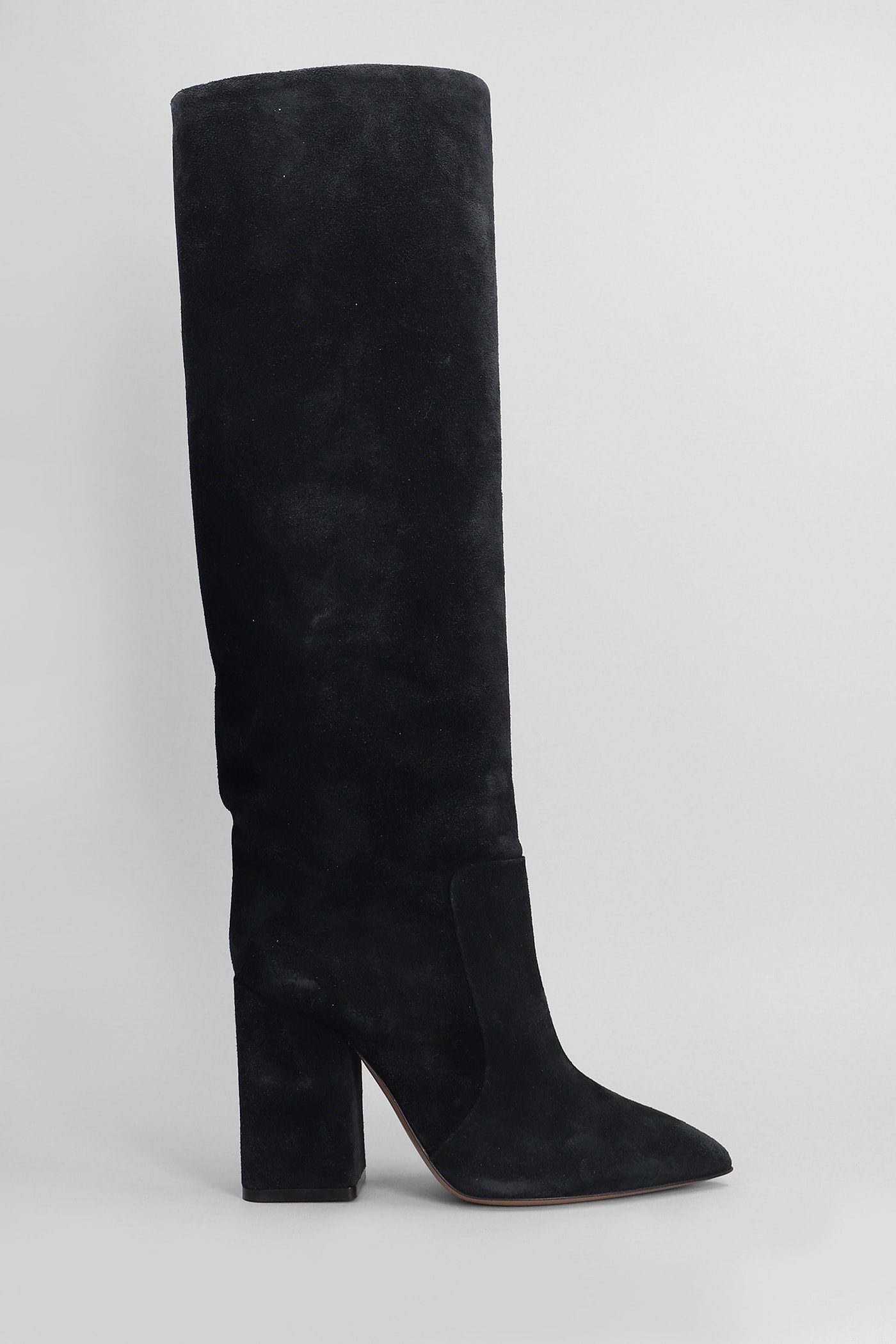 Shop Paris Texas Anja Boot High Heels Boots In Black Suede