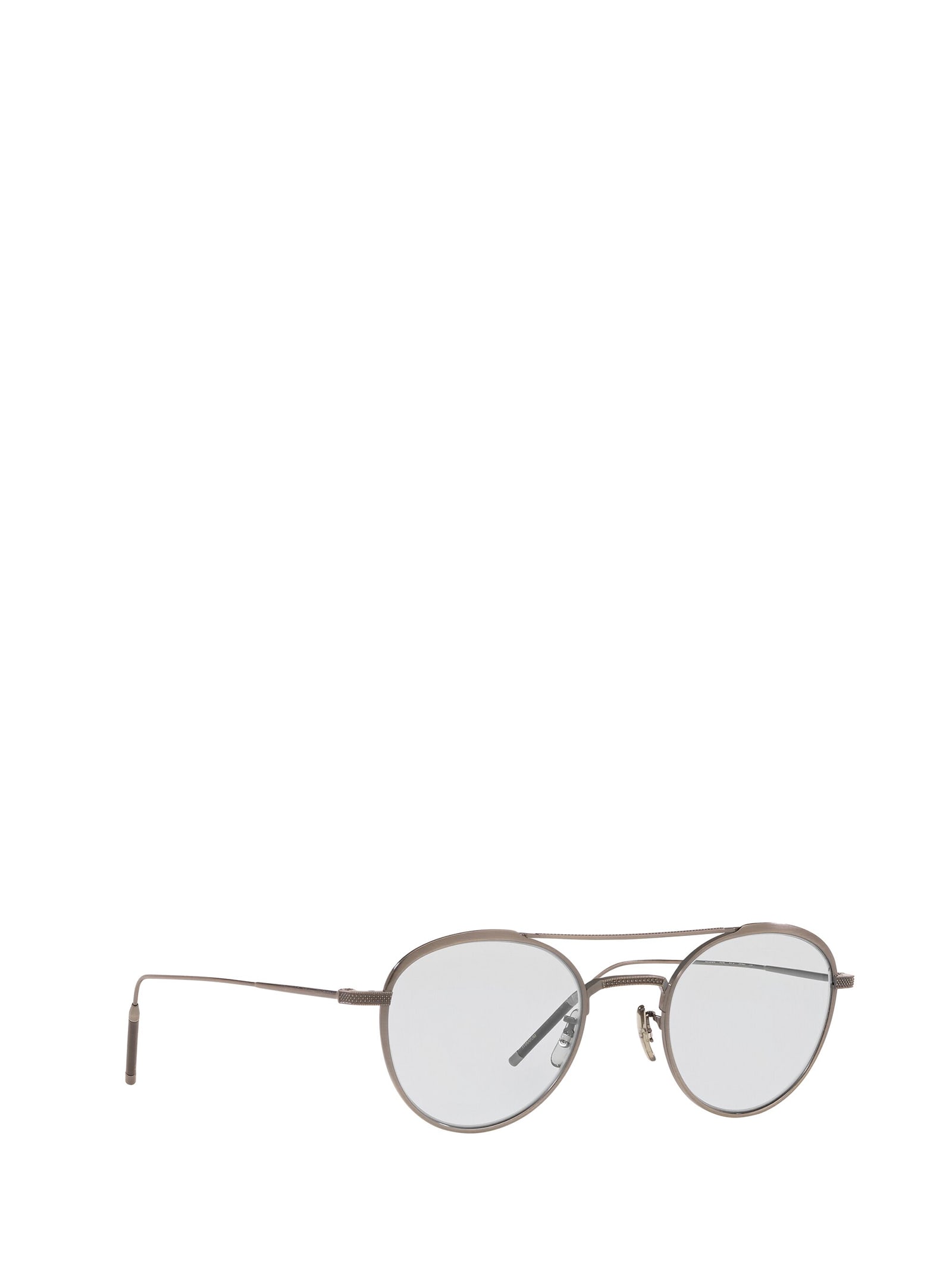 Shop Oliver Peoples Ov1275t Pewter Glasses