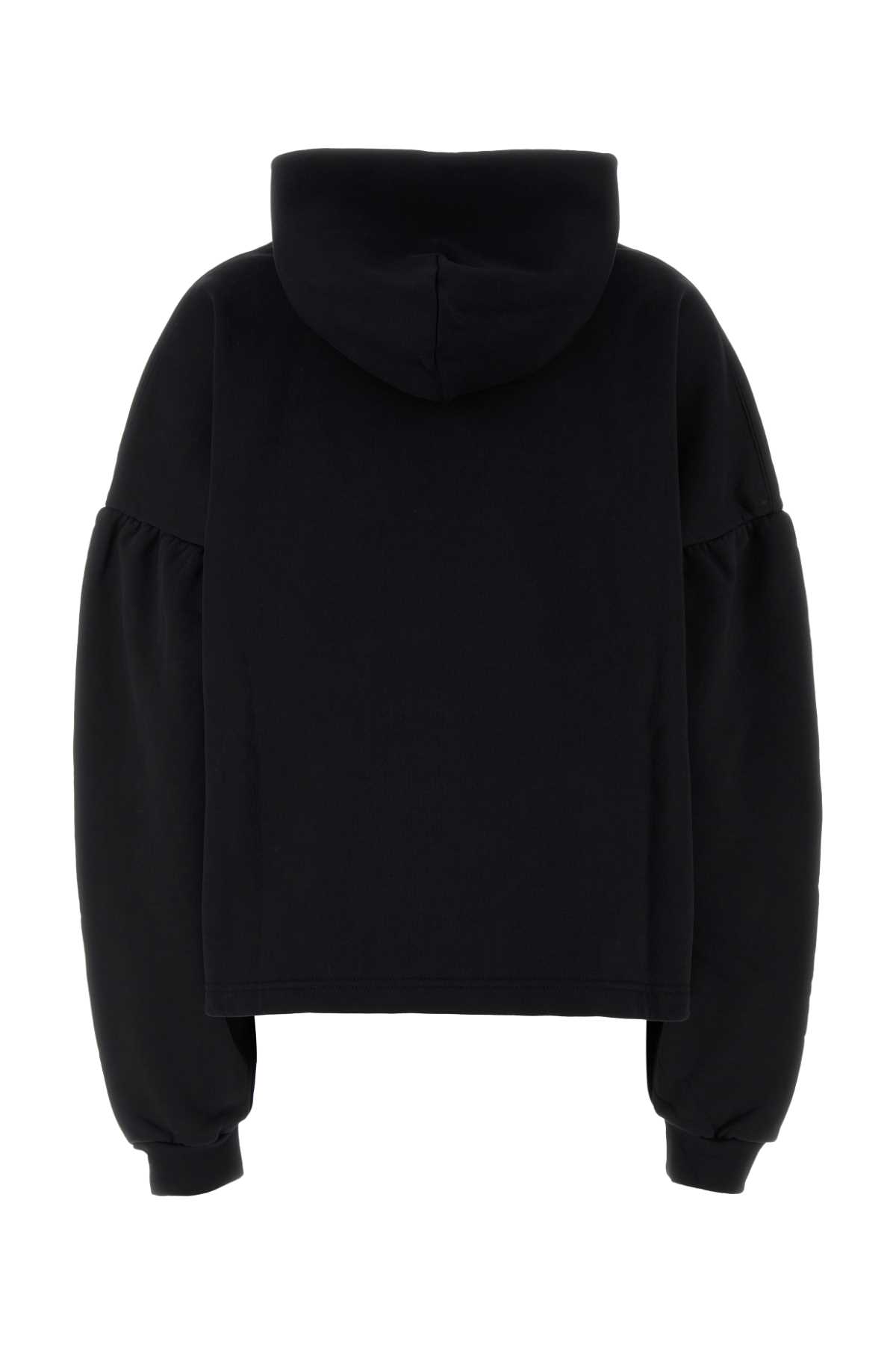 Balenciaga Women's Cotton Sweatshirt In Black