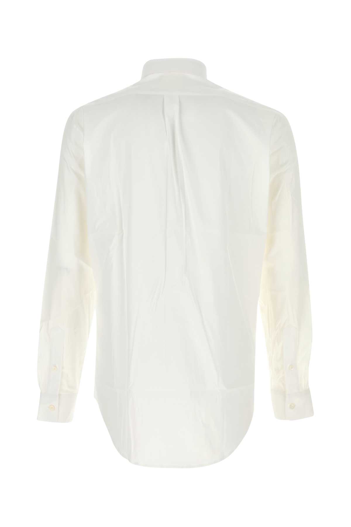 Shop Givenchy White Poplin Shirt