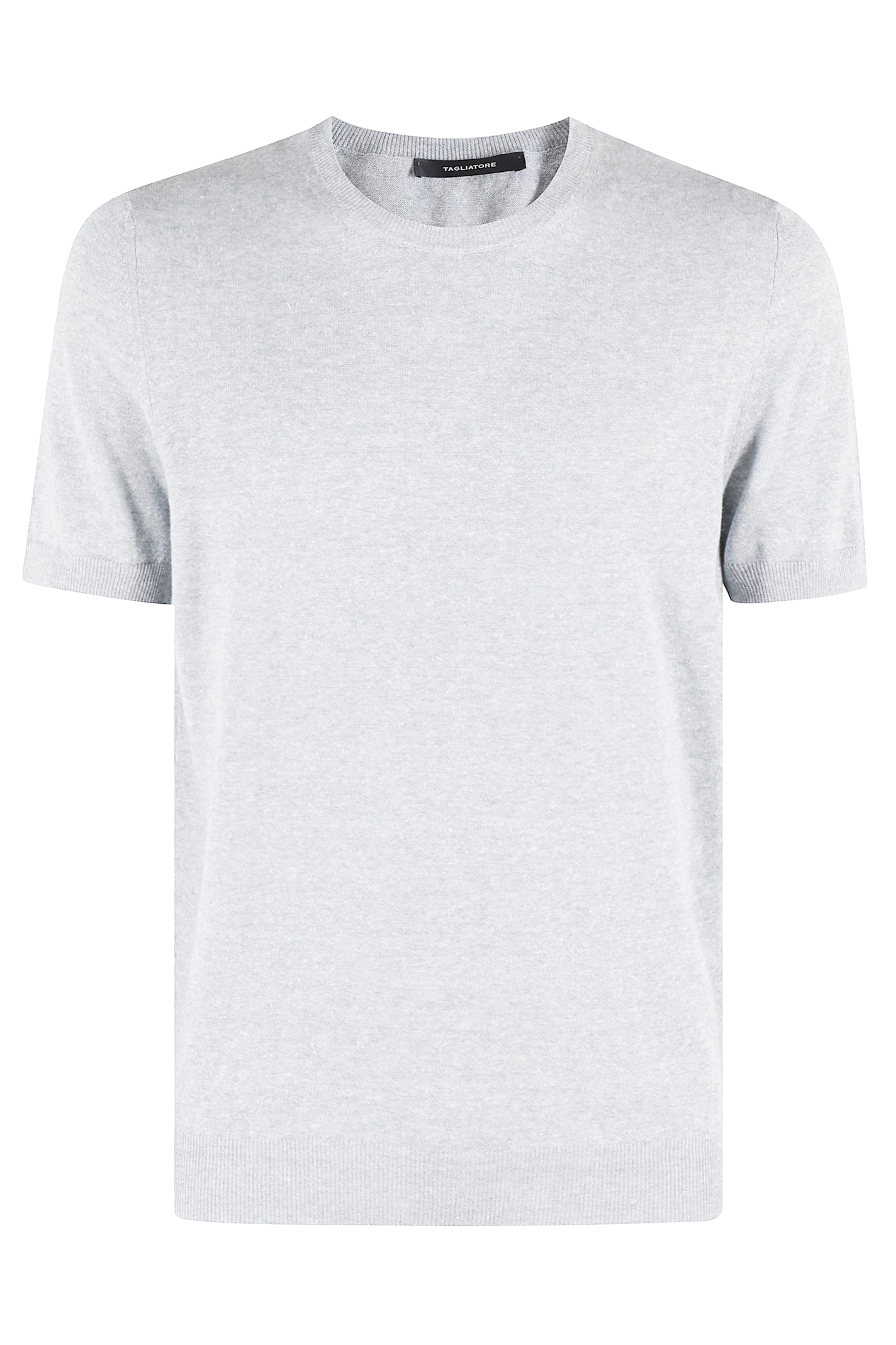 Tagliatore Round Neck T-shirt In Perla