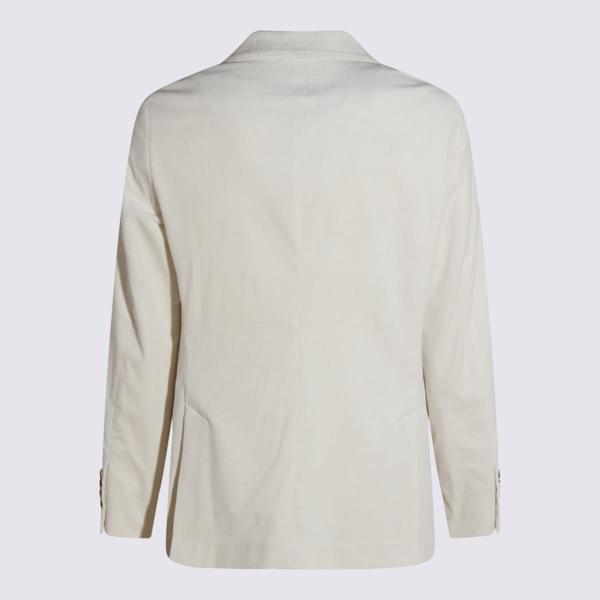 Brunello Cucinelli Velvet Blazer Jacket In White