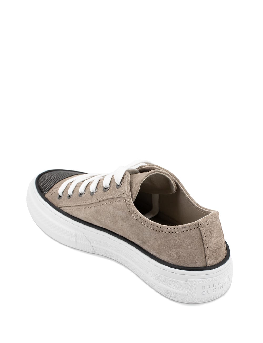 Shop Brunello Cucinelli Sneakers In Walnut