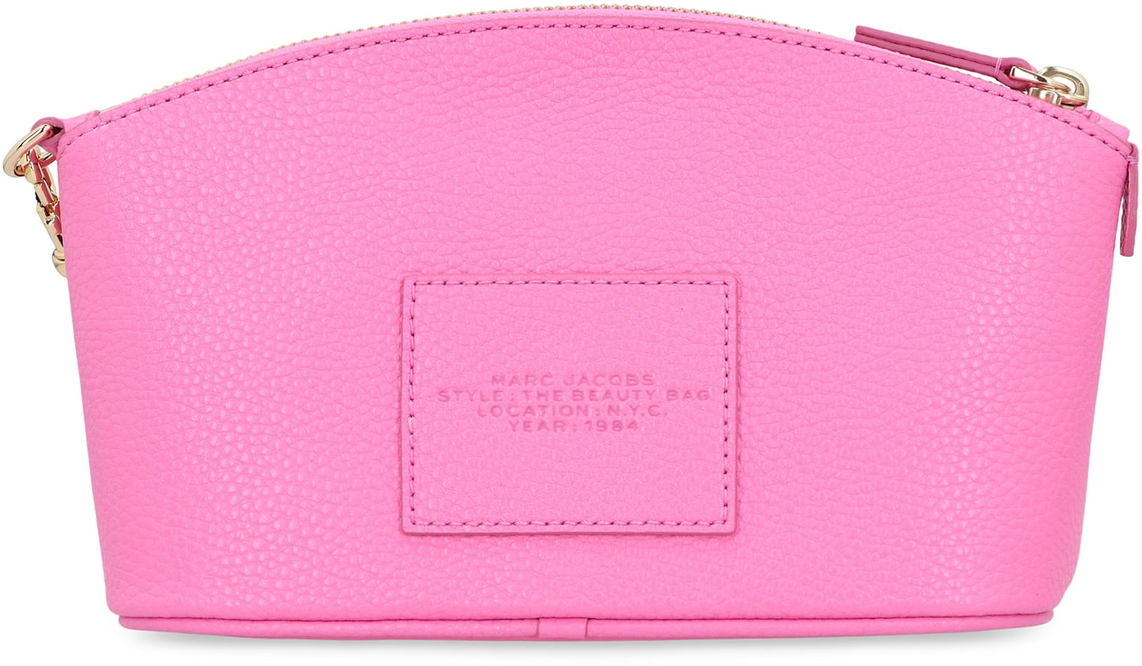 Marc Jacobs The Beauty Bag Leather In Pink