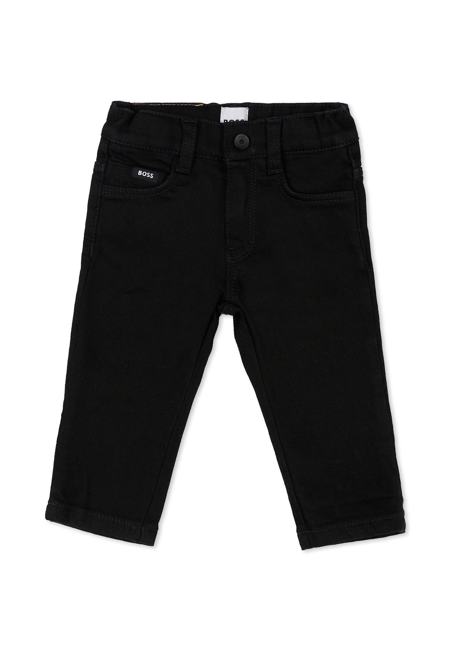 Hugo Boss Black Jeans For Baby Boy In Black
