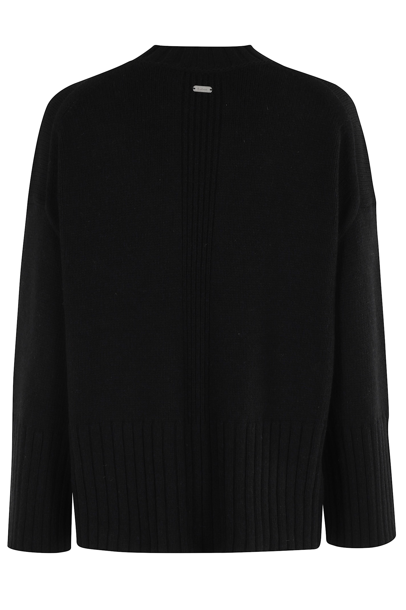 Barbour Sophia Knitted Jumper In Black