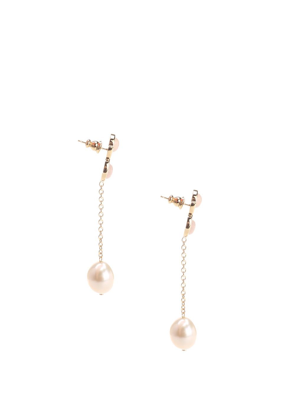 Shop Chloé Marcie Earrings In Gold