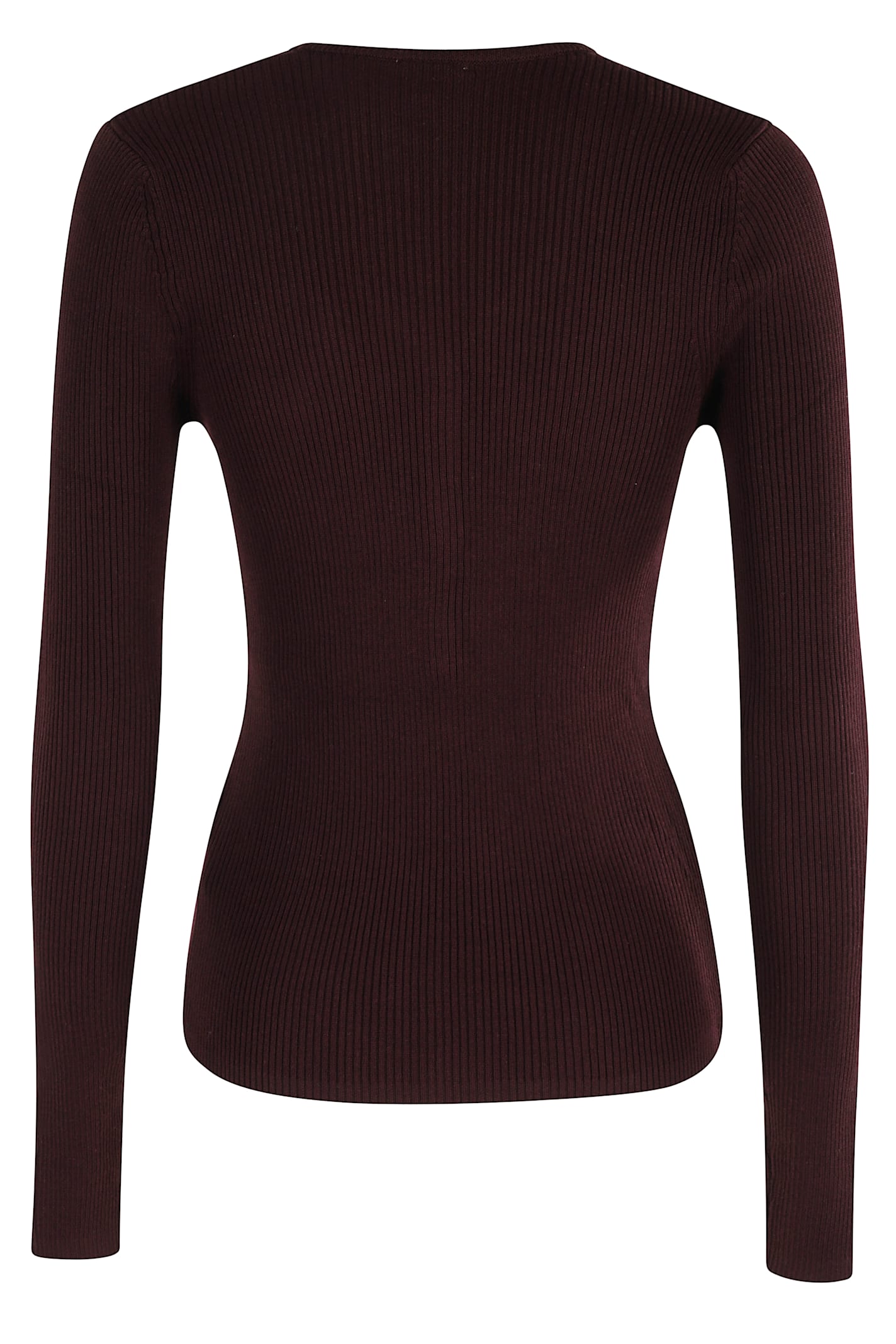 Herskind Oscar Knit Blouse In Burgundy