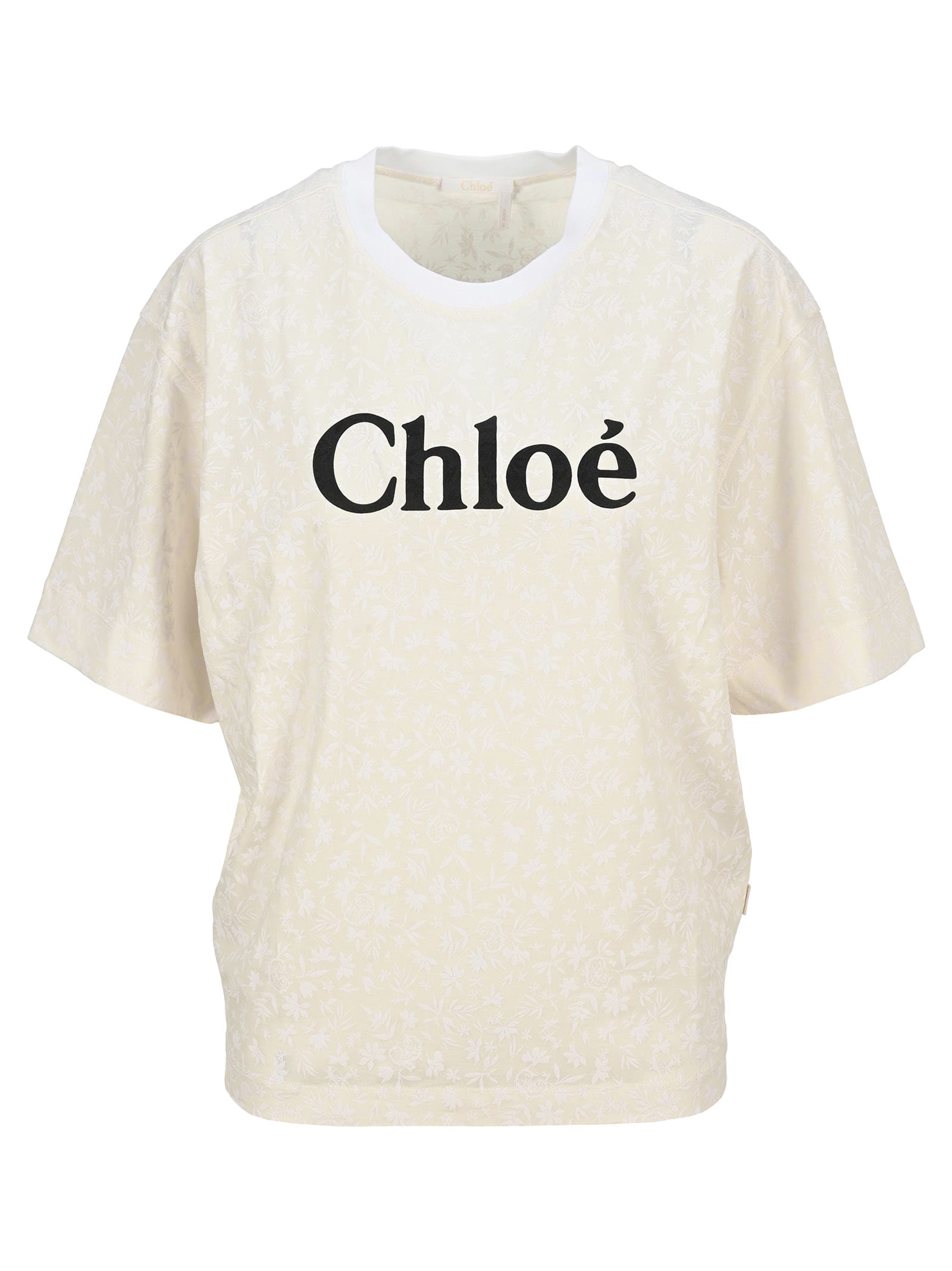 Chloe Logo Printed T-shirt